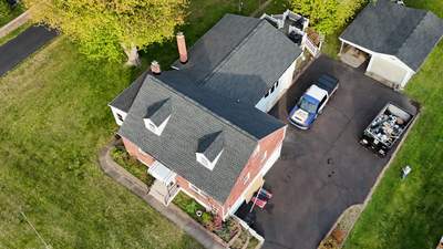 GAF Asphalt Shingle Roof Replacement and Deck Repair in Pottstown