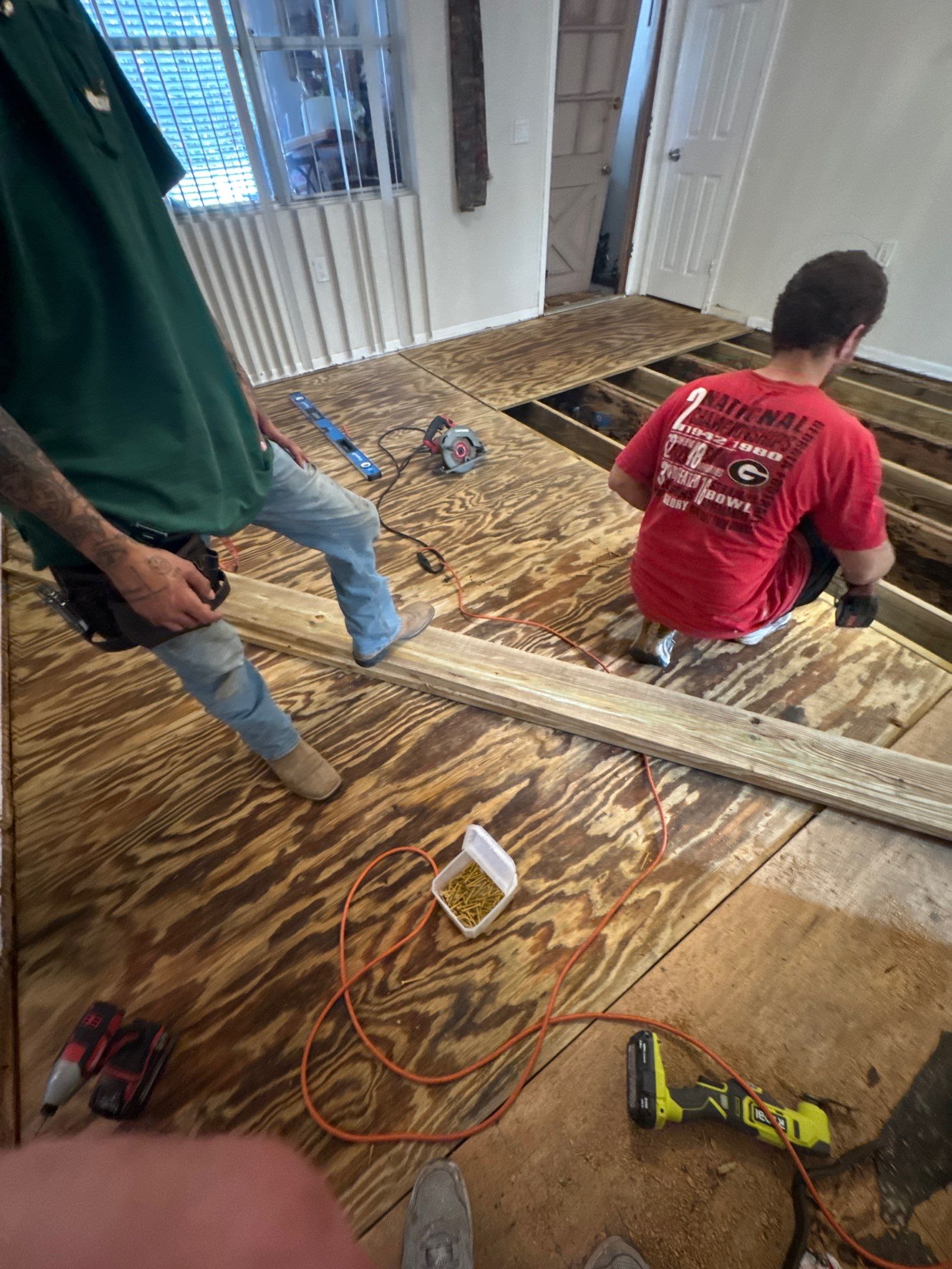 Subfloor Repairs & Flooring Installation by Axtra Hand