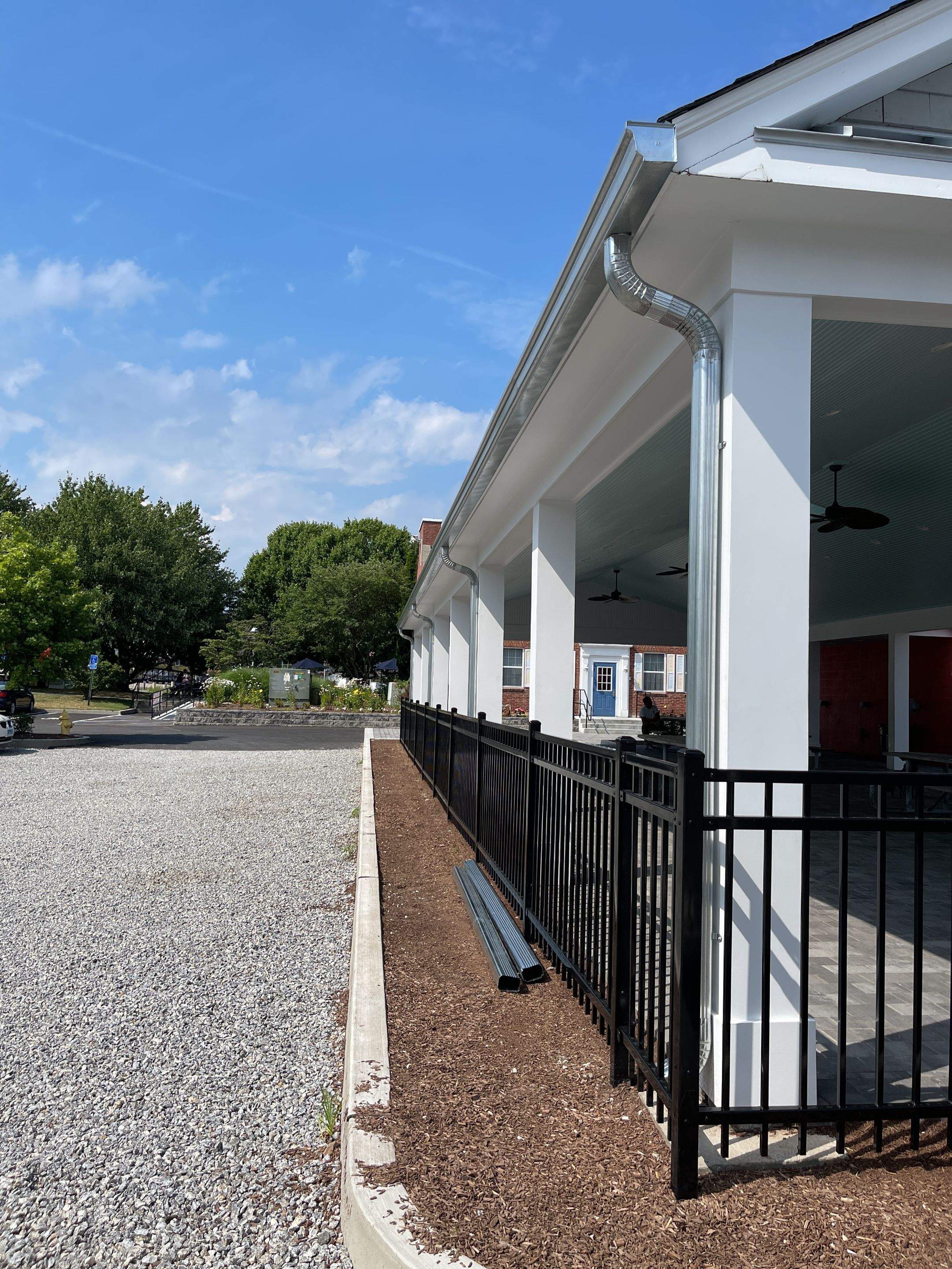 Gutter Installation using Galvanized steel 6" K Style by A Plus Exterior