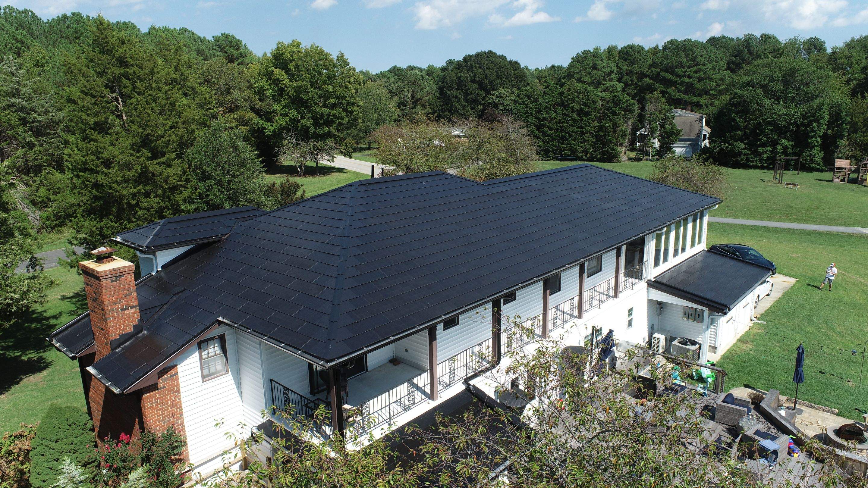 Tesla Solar Roof + Powerwall in Leonardtown, MD by American Home Contractors