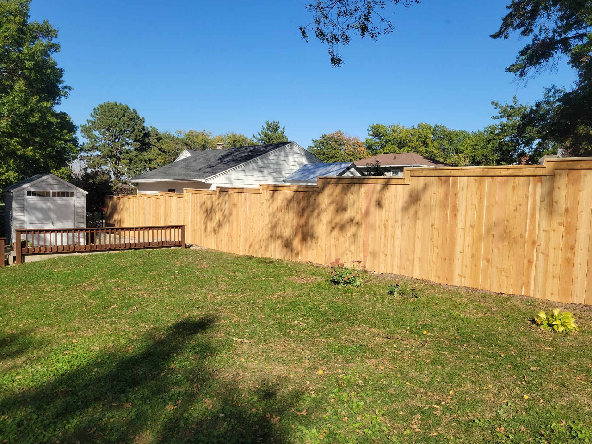Project in Cedar Falls by Perfect Picket Fence and Stain