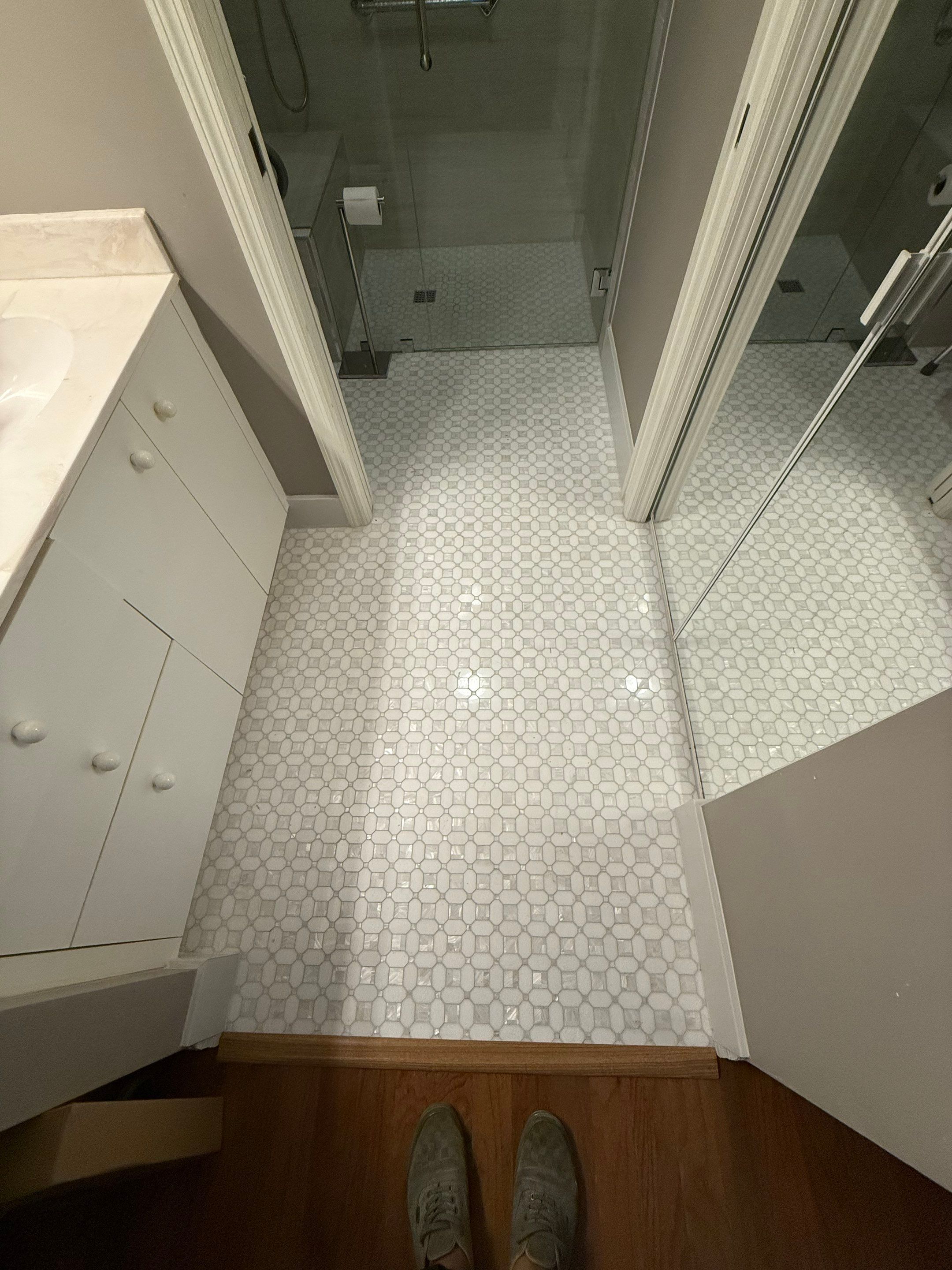 Walk-In Shower - Delray Beach by Hevi Tile