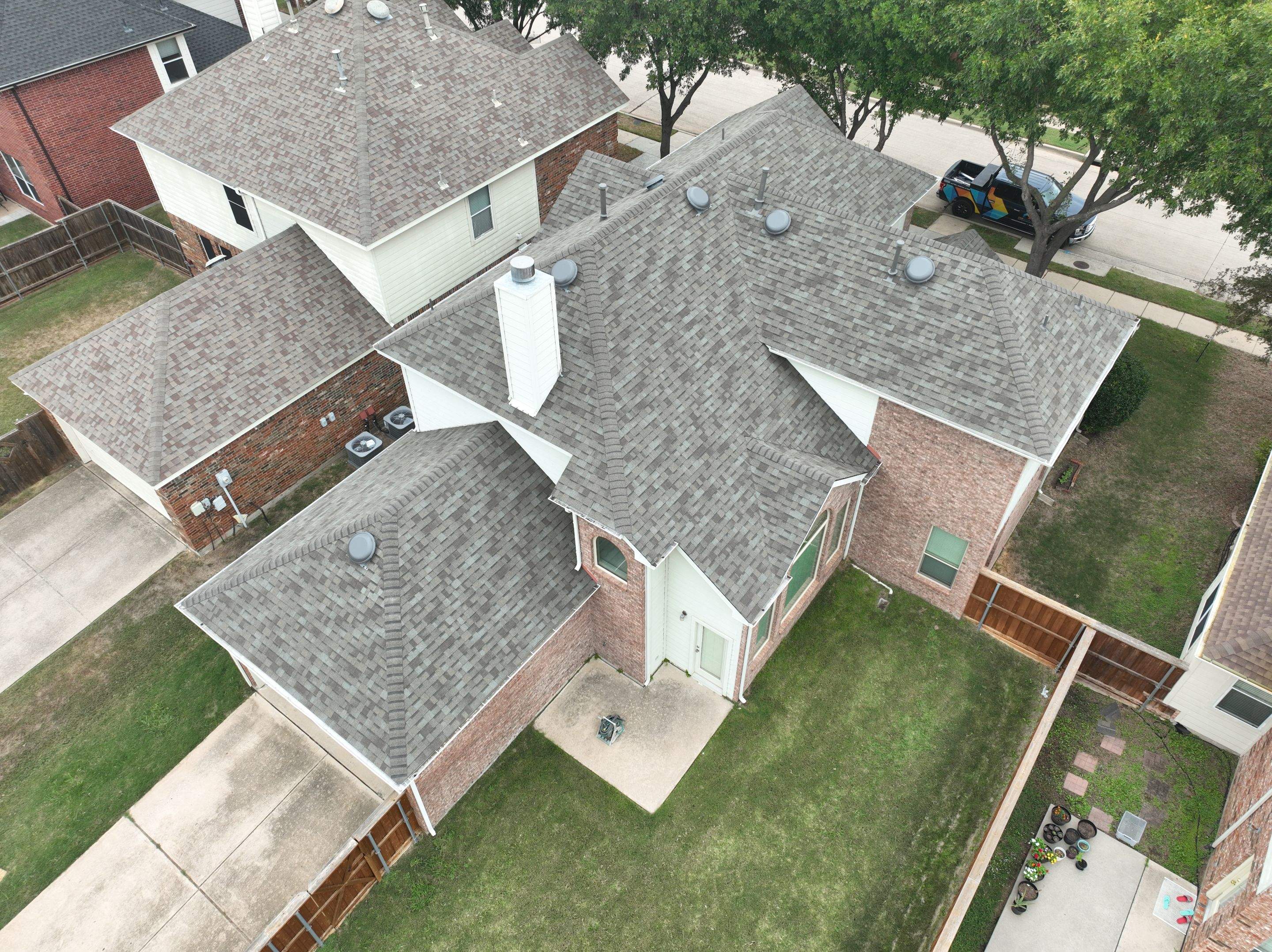 Residential Roofing Installation using Owens Corning TruDef Duration Storm Driftwood by OneSource Roofing and Restoration