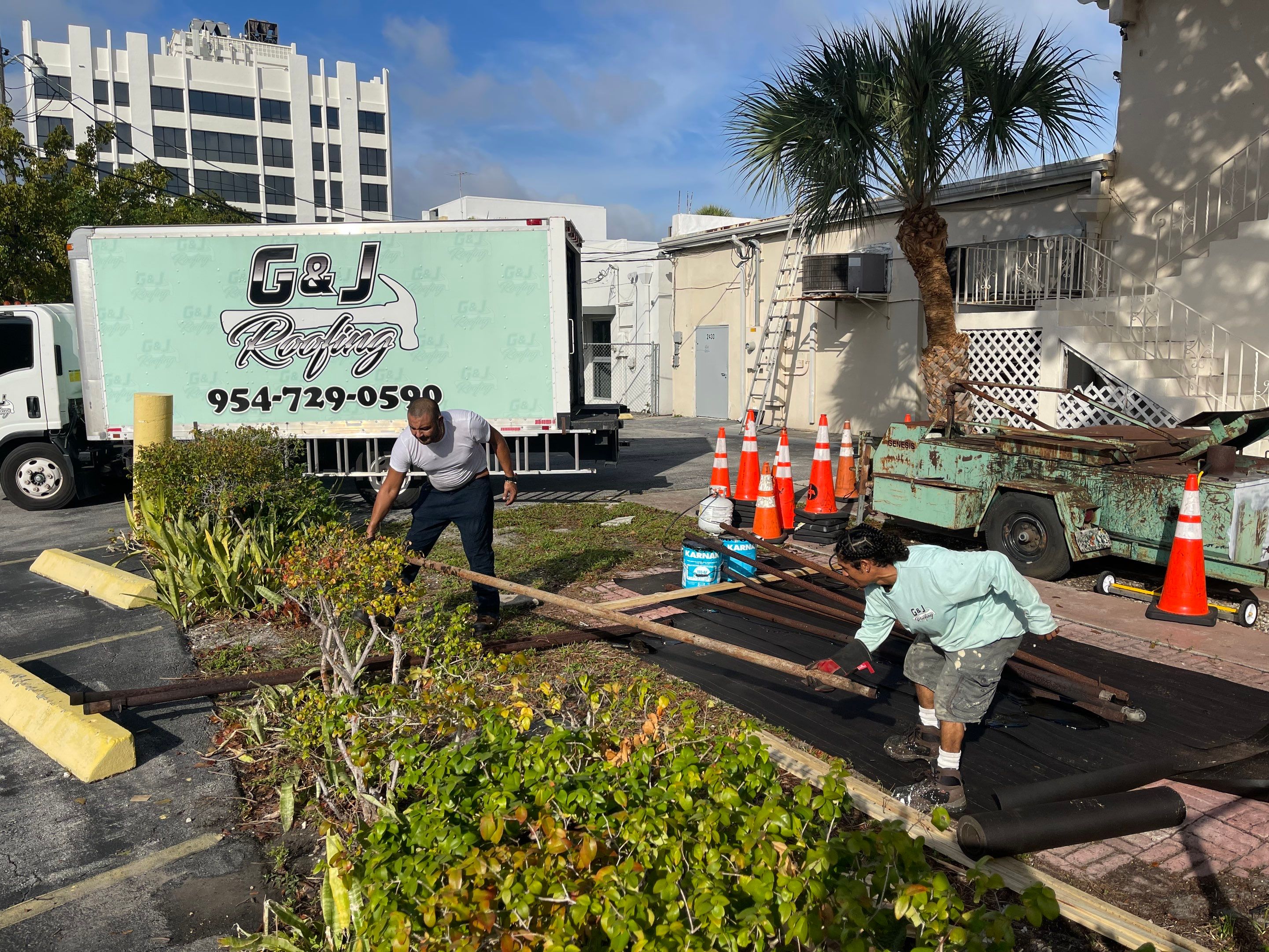 Hollywood Blvd., Hollywood, FL by G&J Roofing 