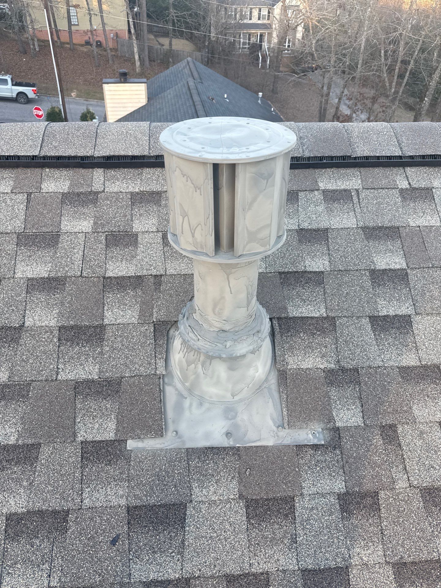 Roof Replacement in Pelham (Weathered Wood) by The Roofing Dudes