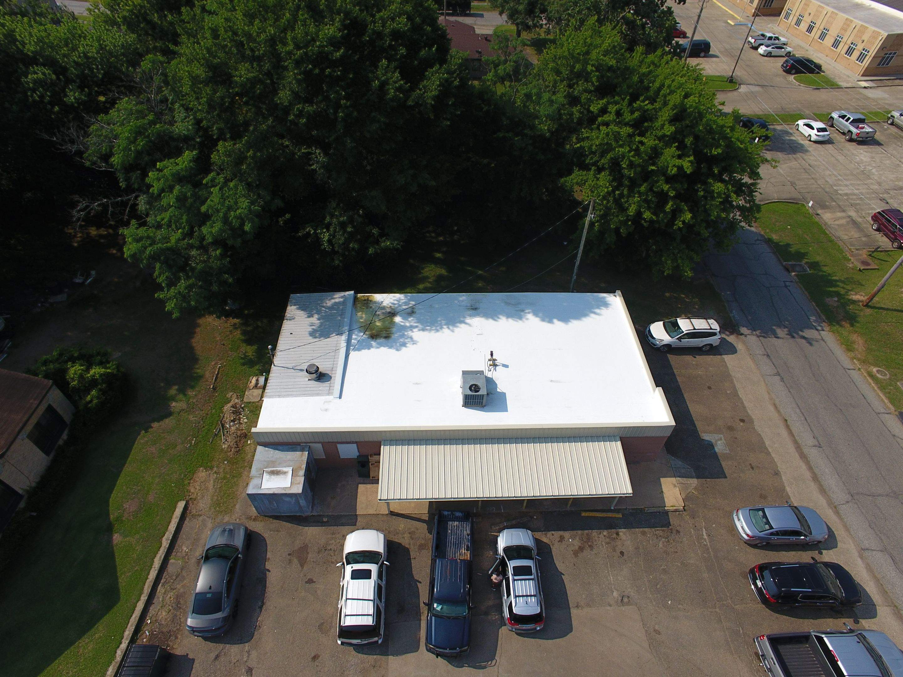 Store Building in Hope by Hostetler Roofing