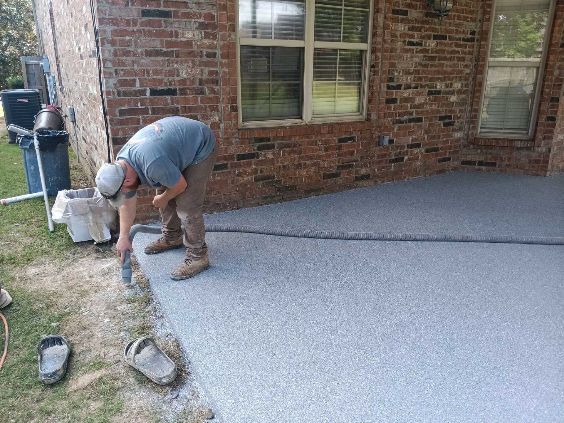 Project in Rogers by Pace X Concrete Coatings
