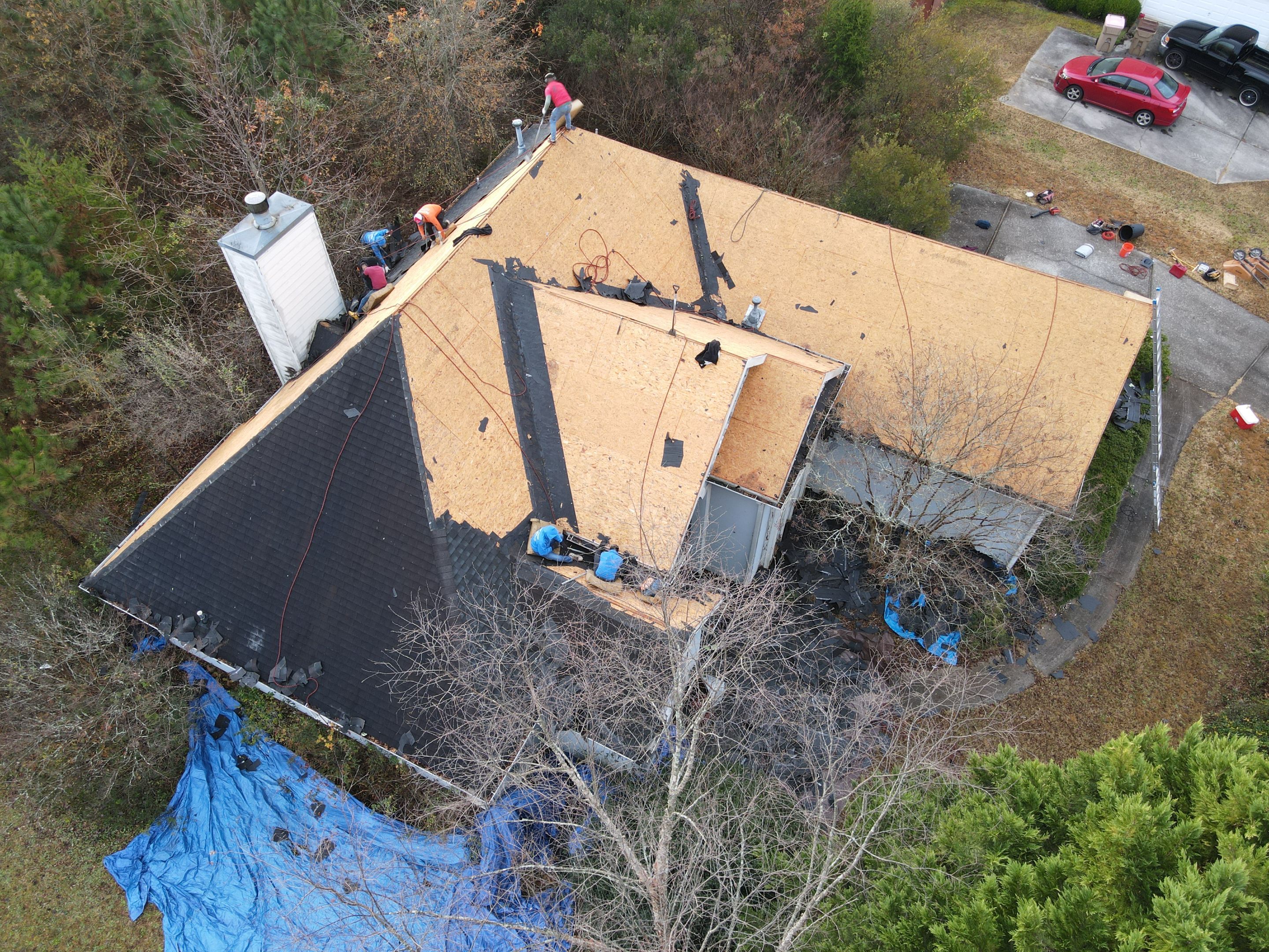 Residential Roofing Installation using Owens Corning by Inspector Roofing and Restoration