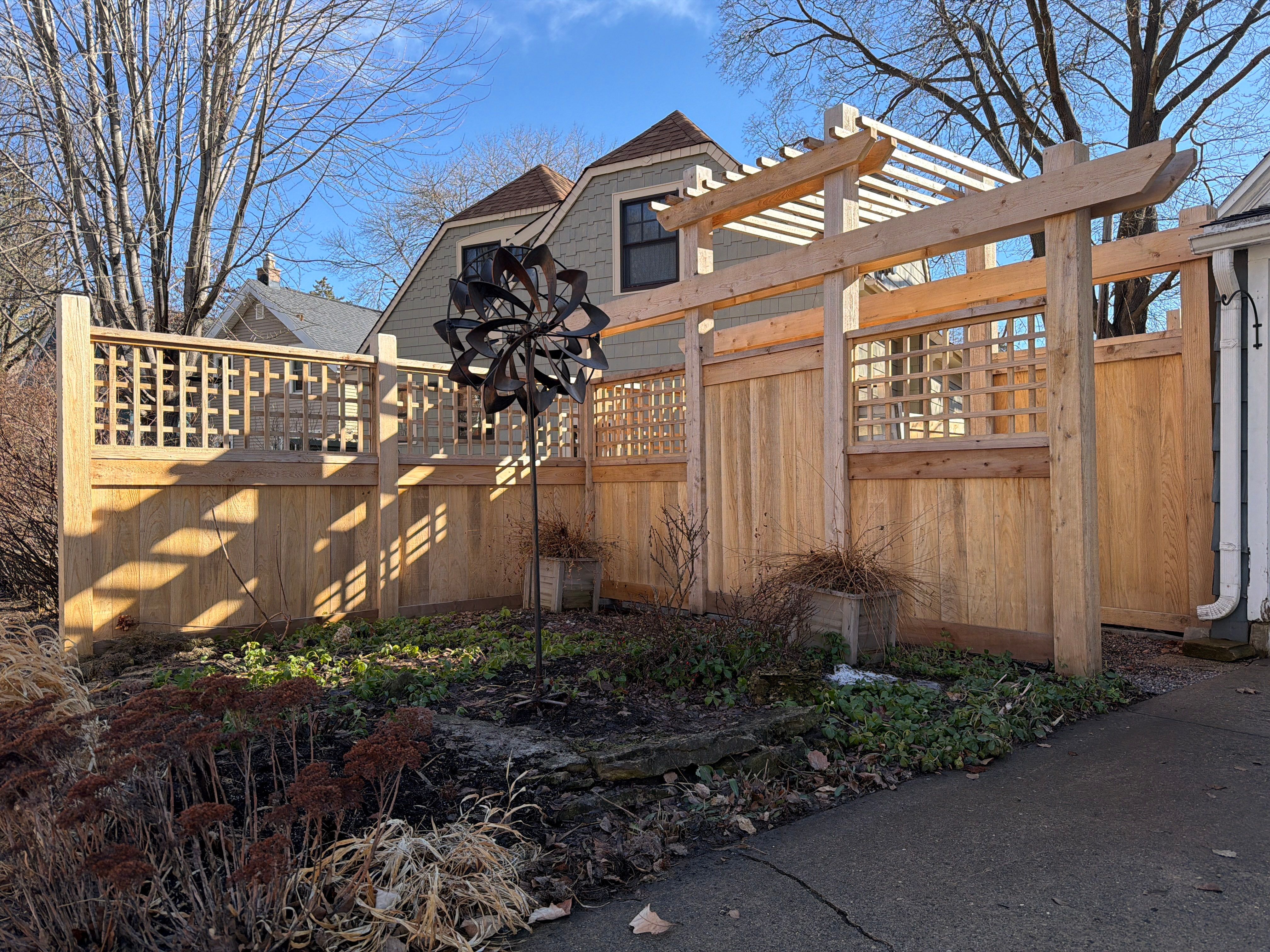 Custom Cedar Fencing by Madison Fence Company