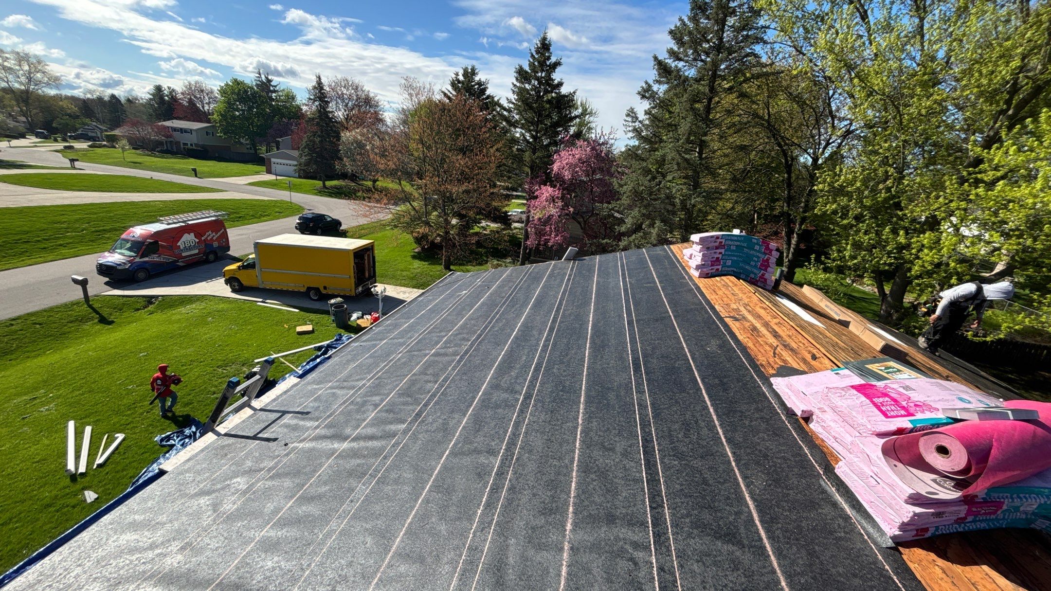 Roof Replacement using Owens Corning Tru Definitions by 180 Contractors