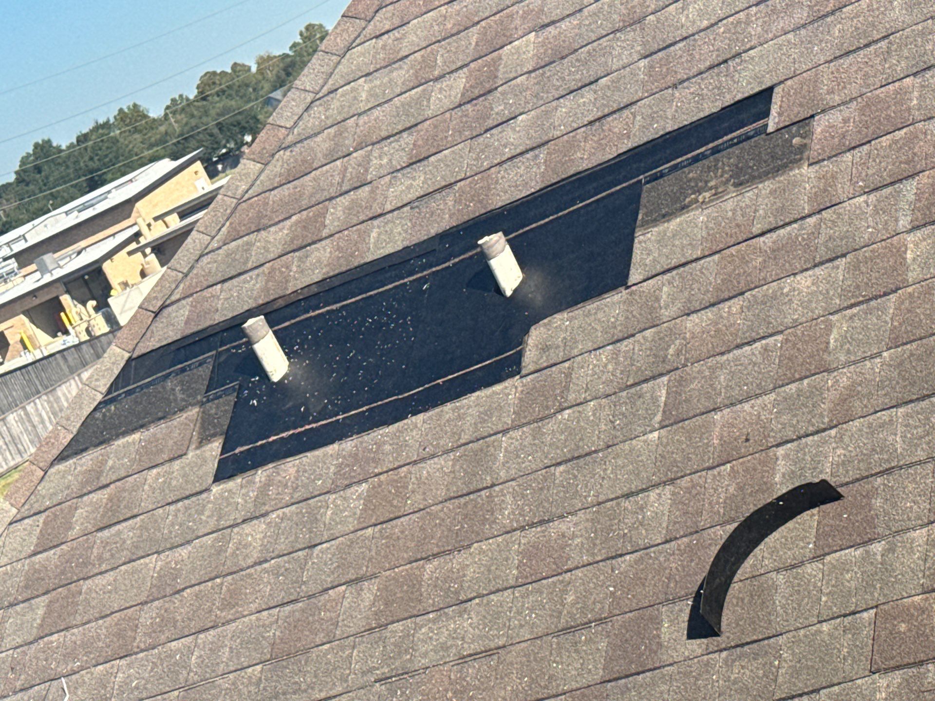 Hail Damage using Owen's Corning Duration (Lifetime) Shingles by Roof Repair Company