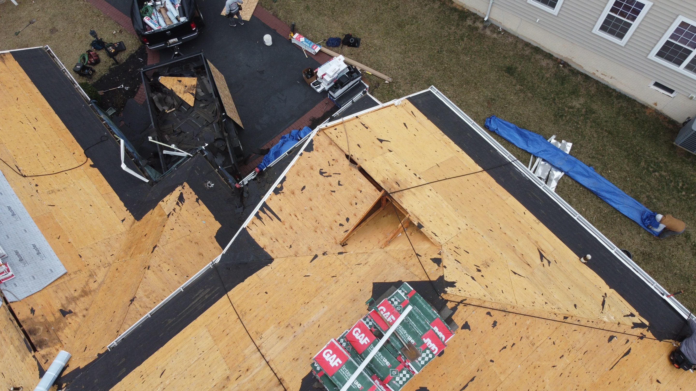 Residential Roofing Installation using GAF Timberline UHDZ by Matter Construction, LLC