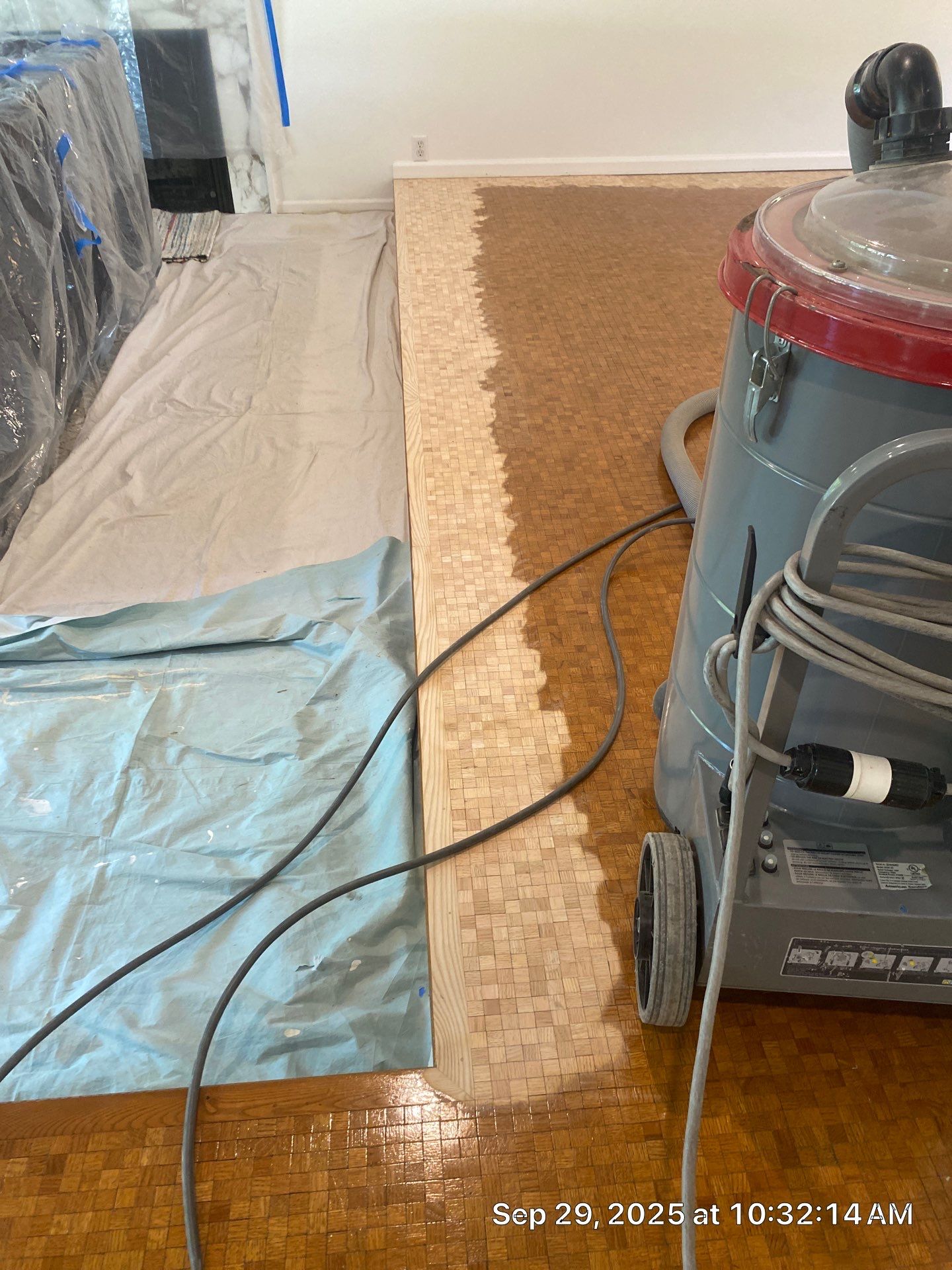 UNIQUE MID CENTURY MODERN Square Wood Tile Floor by RTBaldwin Hardwood Floors