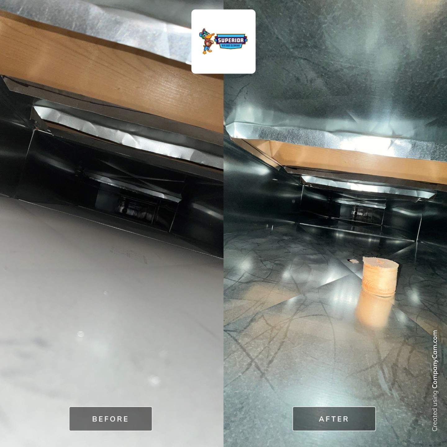 Air Duct Cleaning With a Vacuum Truck in Columbiana, OH by Superior Air Duct Cleaning