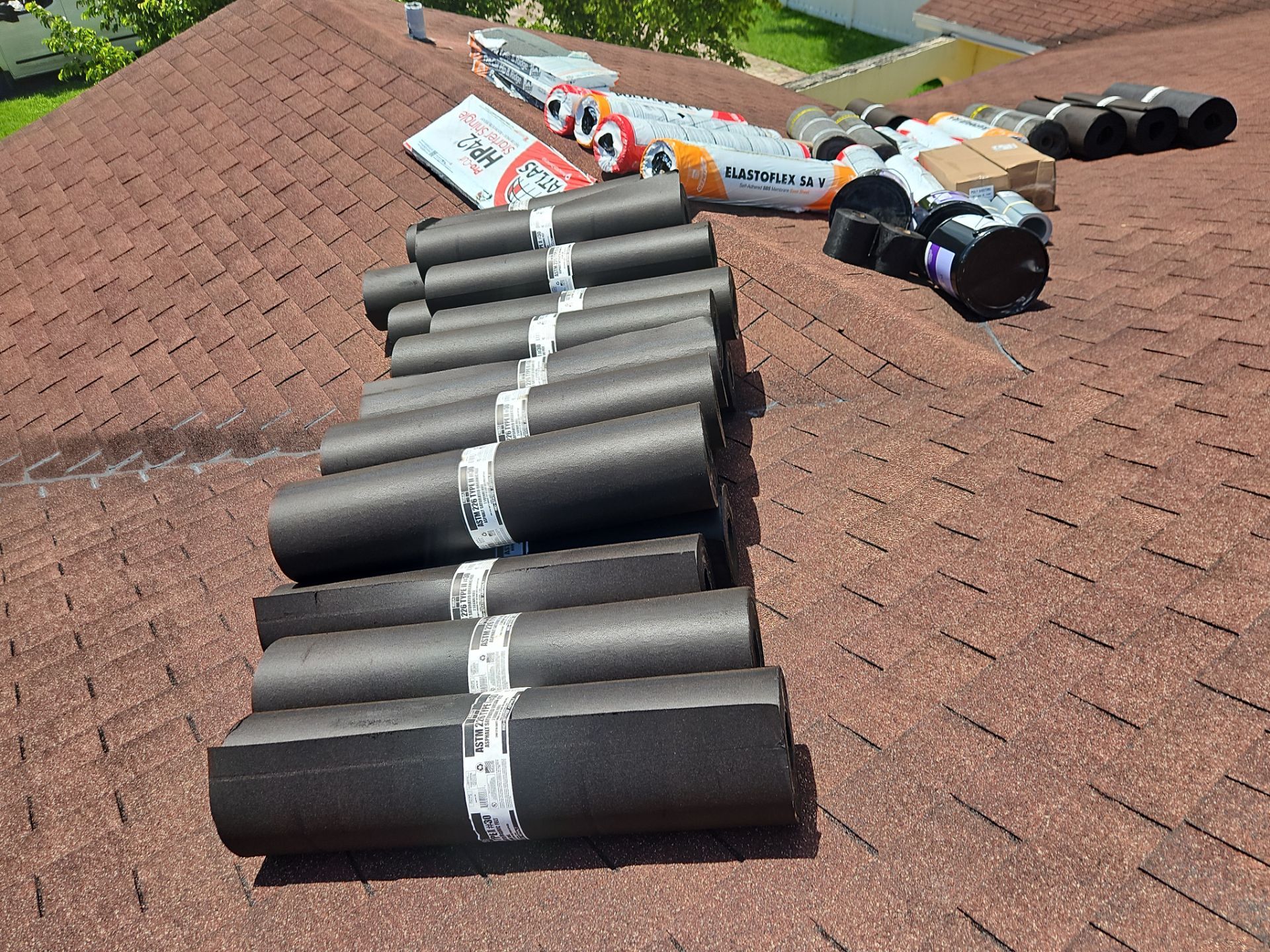 Residential Roofing Installation using Atlas by BLUES BROTHERS ROOFING