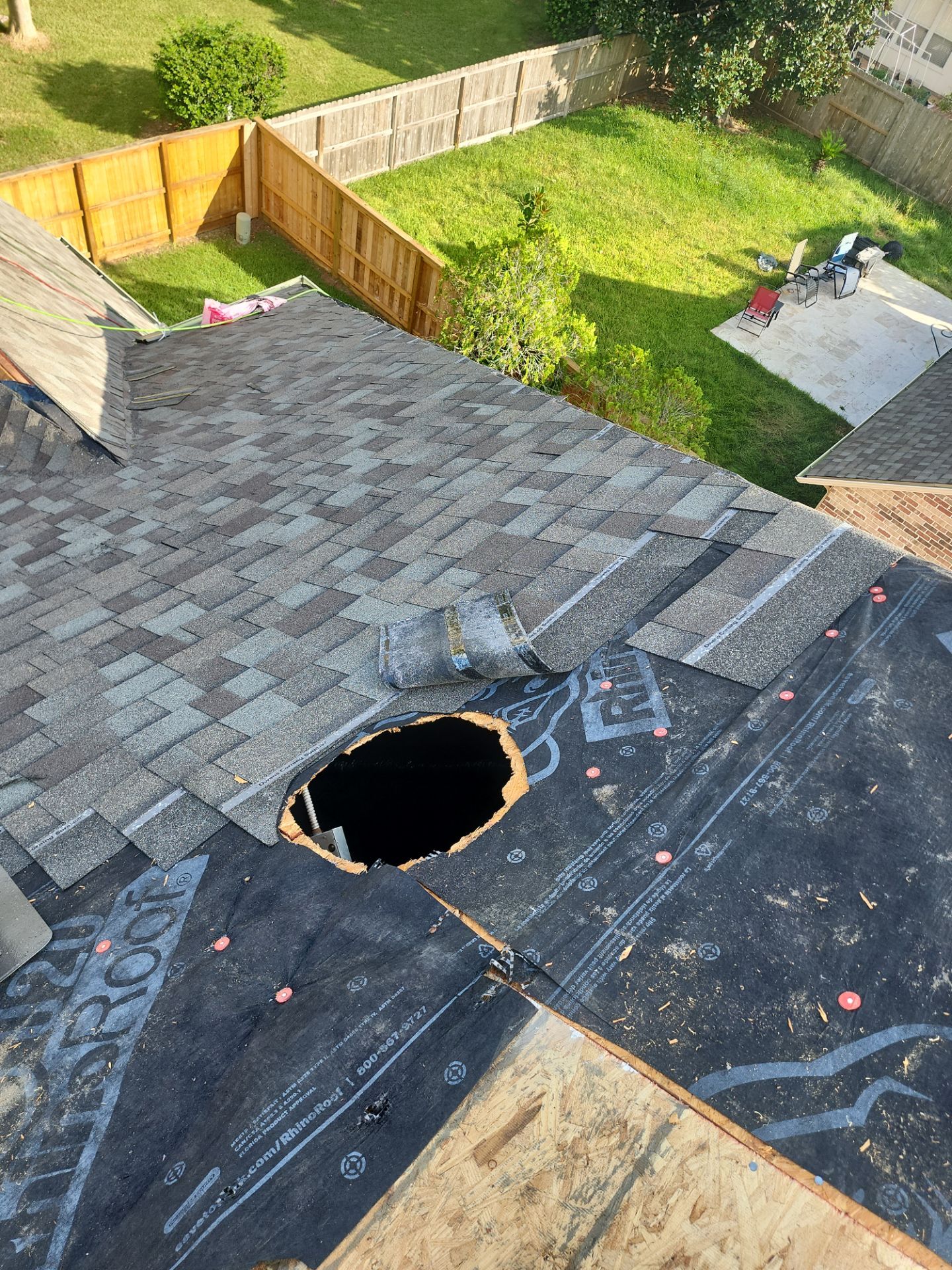 Residential Roofing Installation using Owen's Corning Duration (Lifetime) Shingles by Roof Repair Company