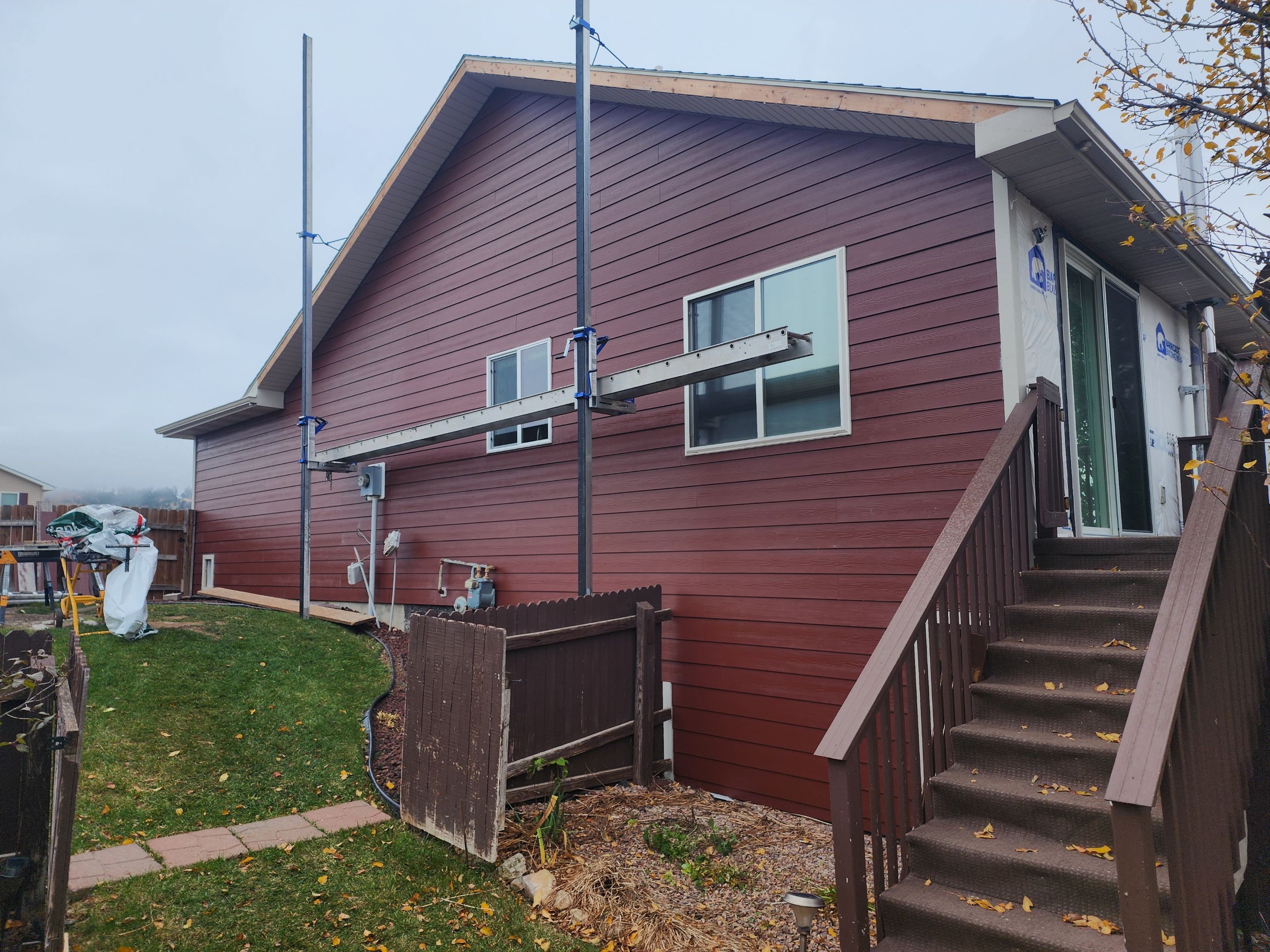 James Hardie Country Lane Red Siding Install by Weather-Tite Exteriors LLC