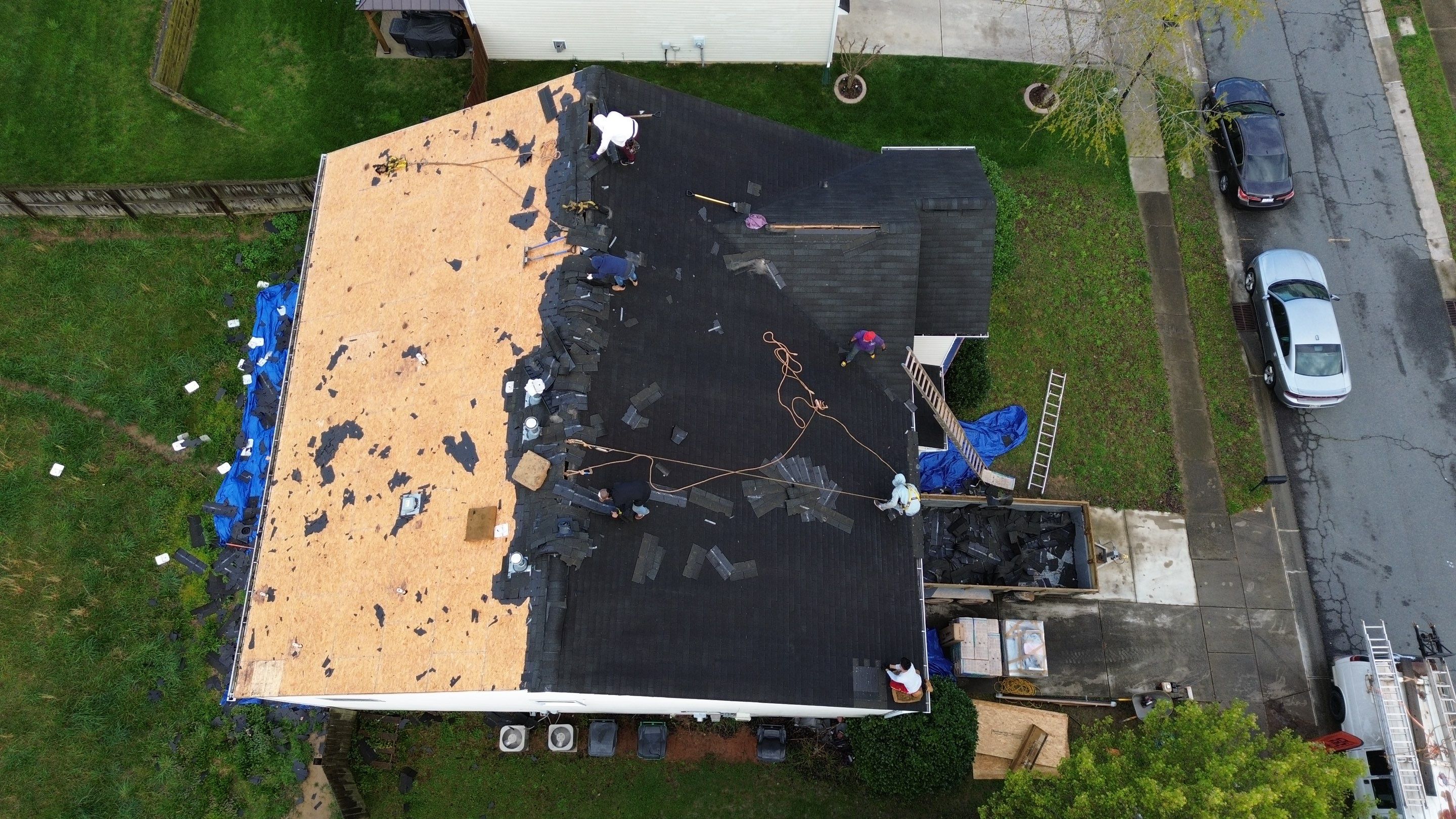 Roof replacement, solar panels instalation and garage repair by Just Brilliant Restoration JBR