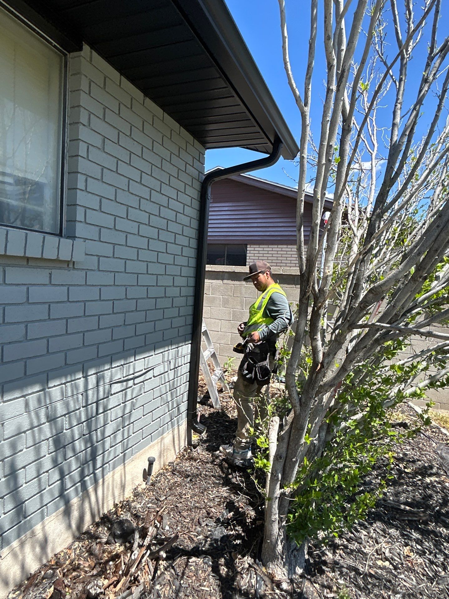 Project in Taylorsville by Master Rain Gutters.