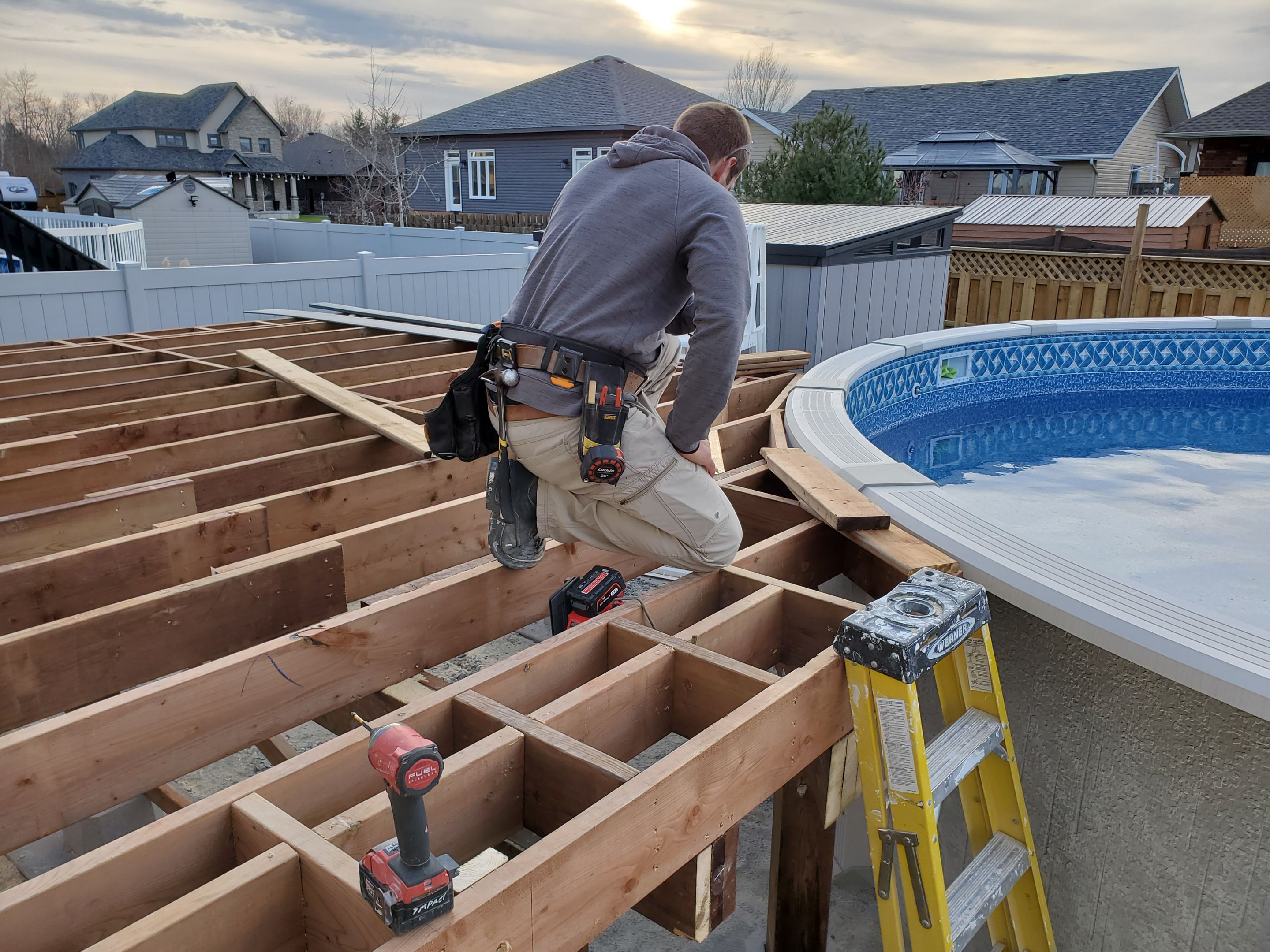 Deck by Impact Construction Sudbury