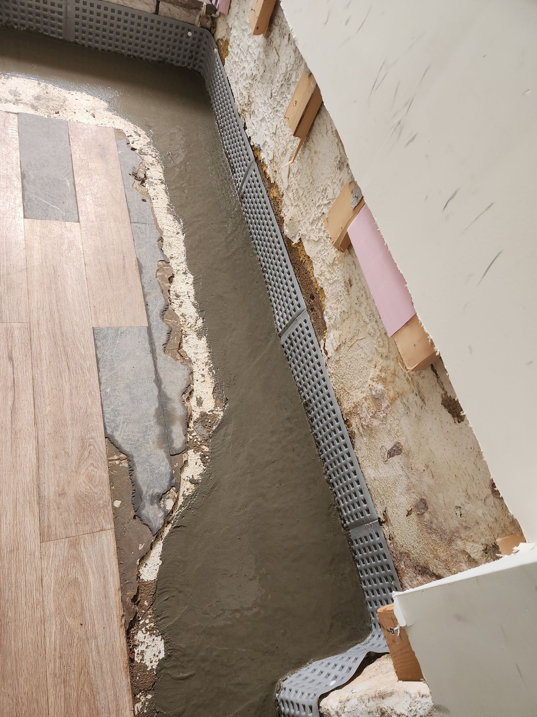 Interior French Drain Kearny NJ by Pure Service Pro, LLC 