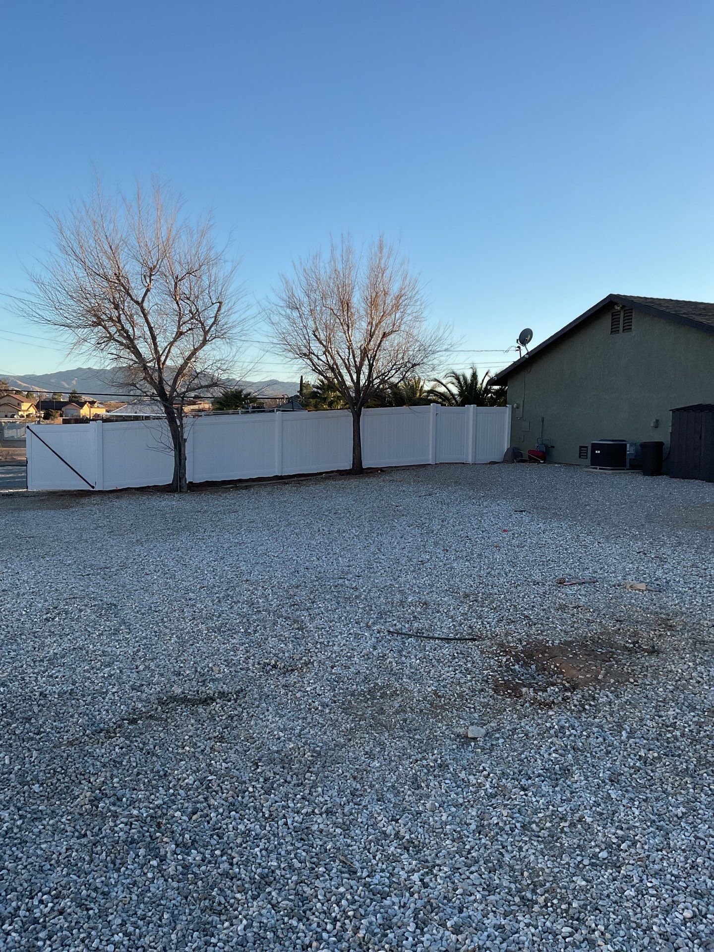 Replacement of old chain link fence by Fence Guys Inc. 
