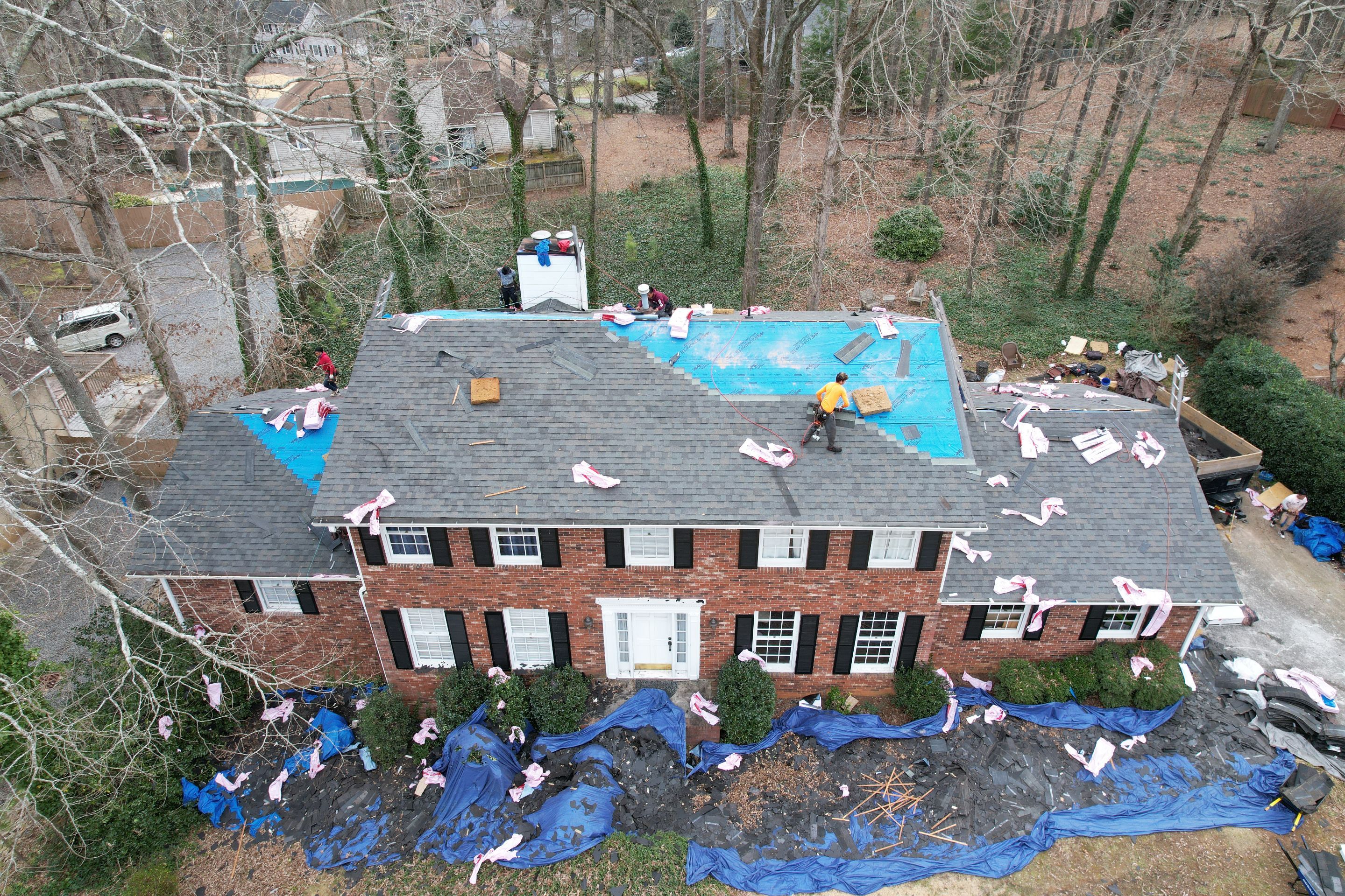Residential Roofing Installation using Owens Corning by Inspector Roofing and Restoration
