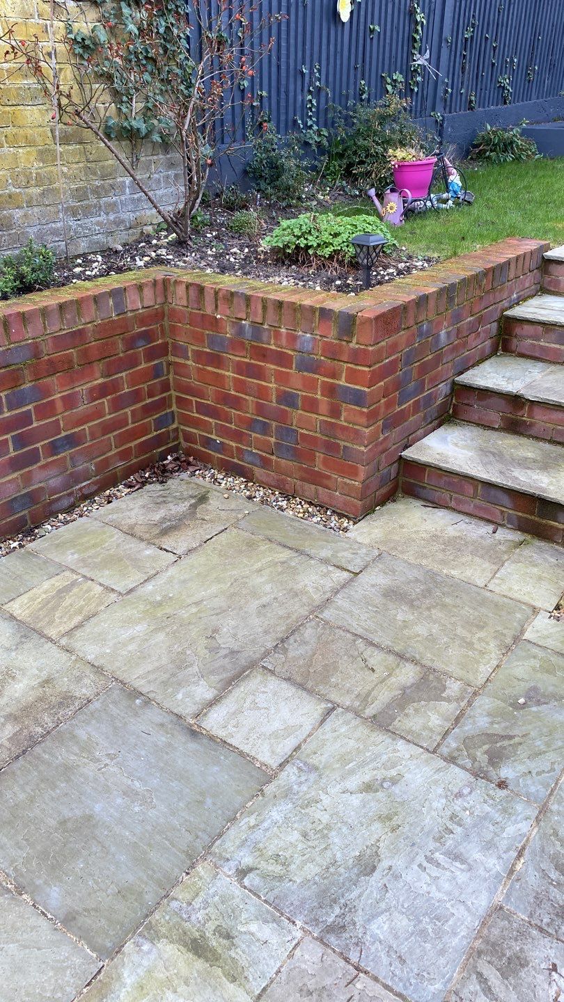 Driveway And Patio Clean using honda 21 ltr/min by Ges Exterior Cleaning ltd
