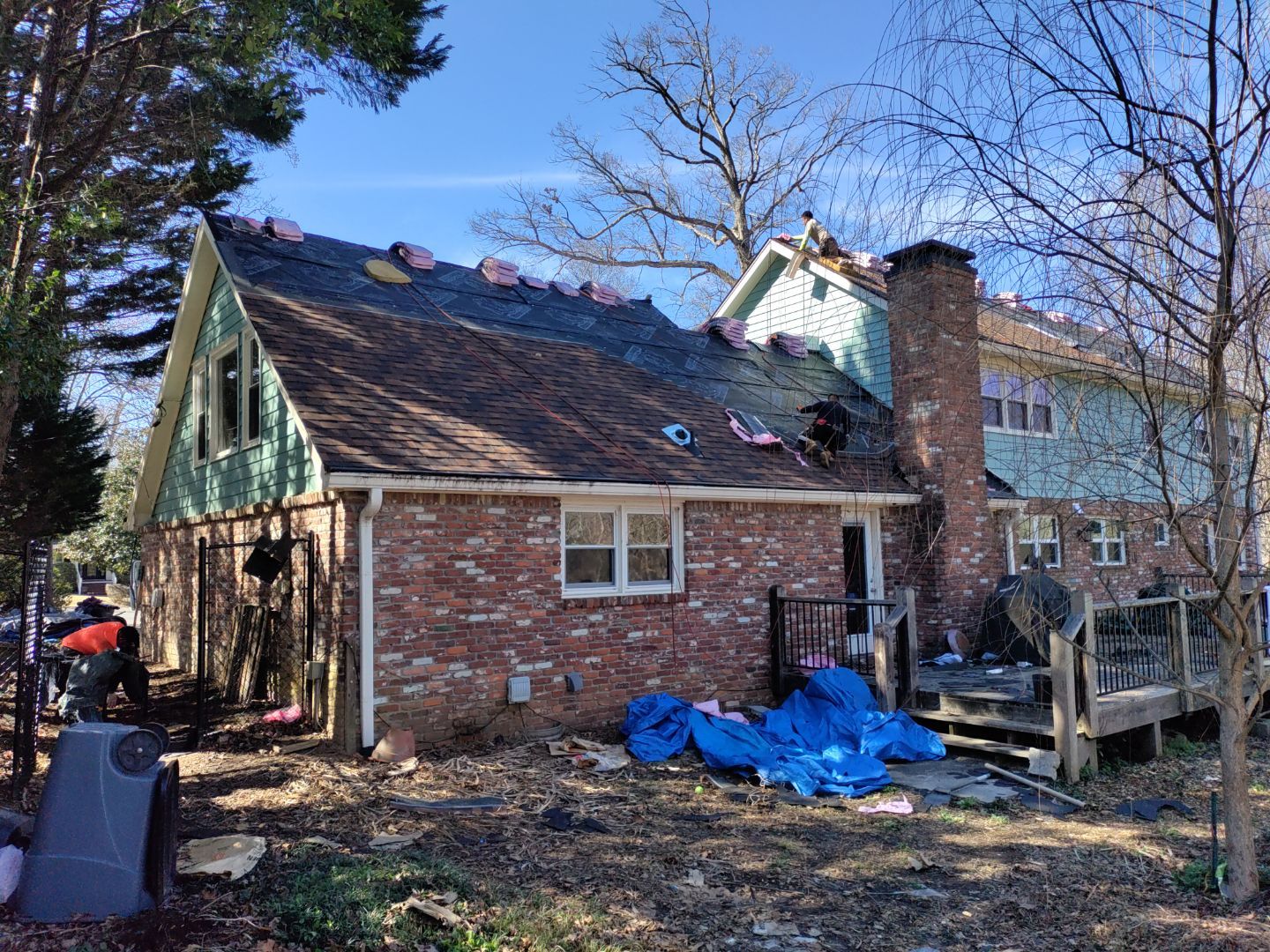 Residential Roofing Installation using Owens Corning by Inspector Roofing and Restoration
