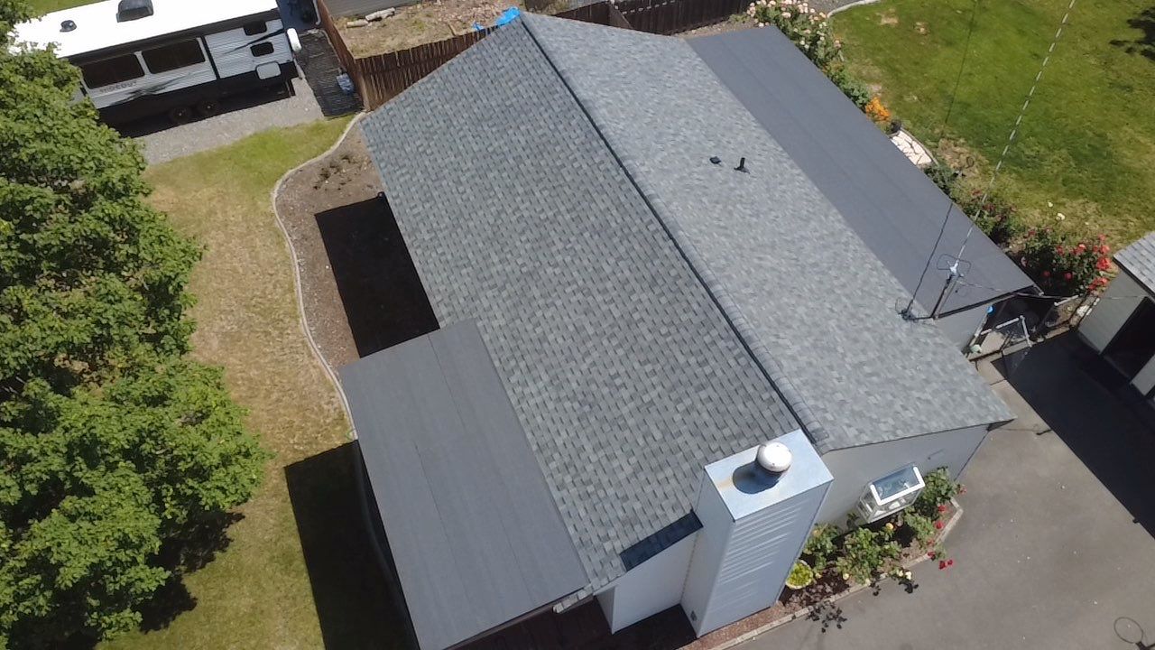 Residential Roof Replacement and Flat Roof Conversion Jefferson St Richland, WA by Alpine Roofing