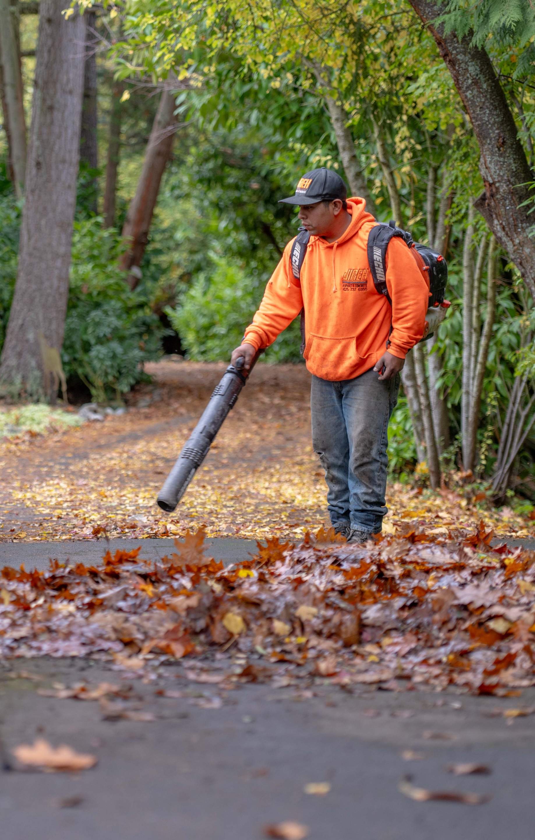 Fall and Spring Cleaning by Jireh Asphalt & Concrete Inc 