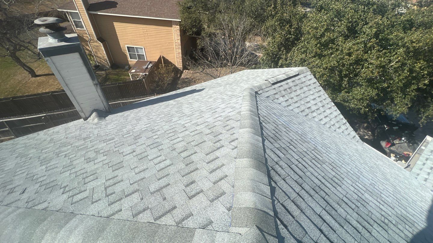 Shasta White Shingles by Reimagine Roofing