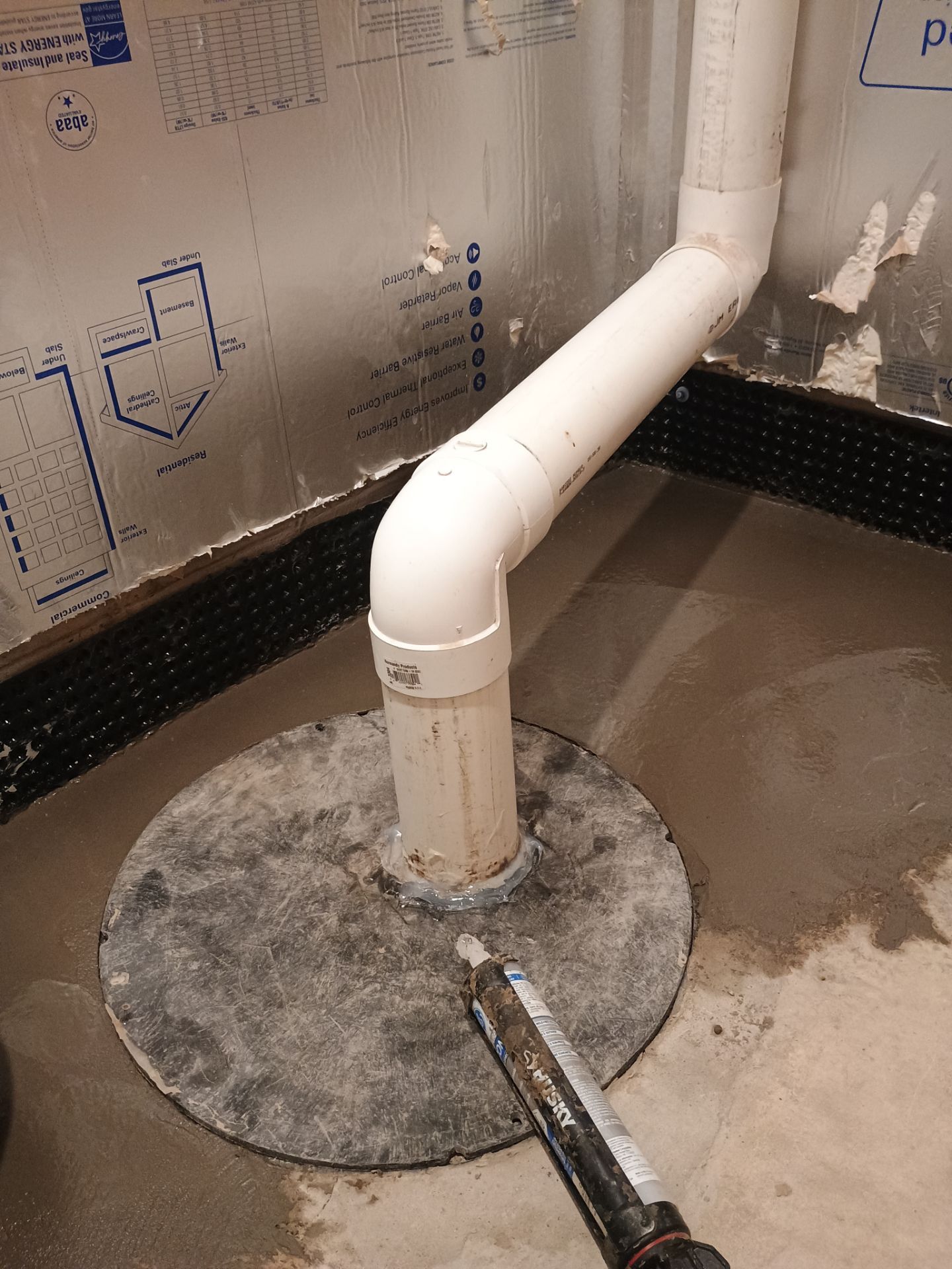 Interior Drain Tile & Buried Discharge in St. Anthony, MN by Waterproofing Northeast
