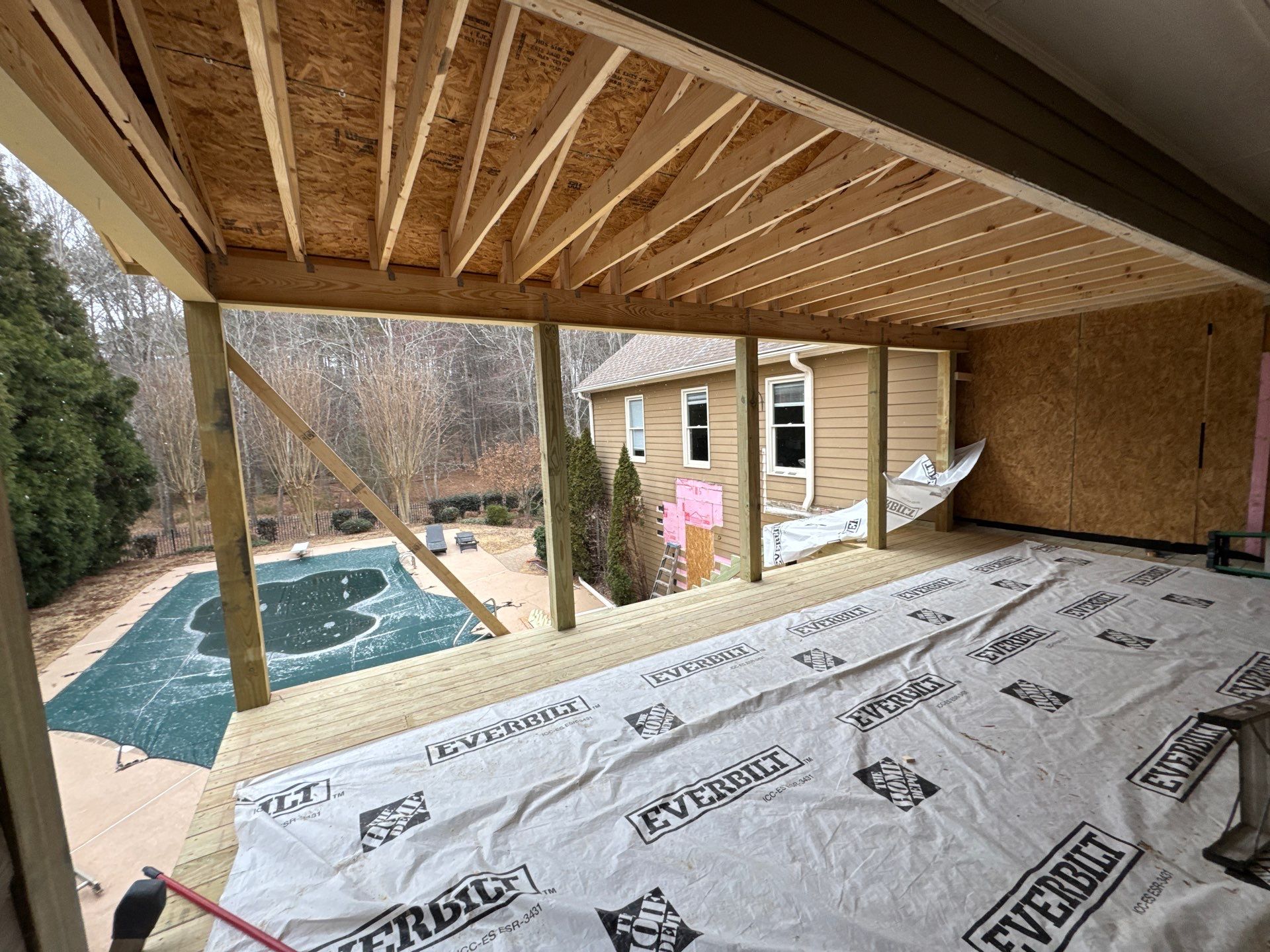Elevated Deck and Screened-In Porch Replacement in Powder Springs by Swift Home Renovations