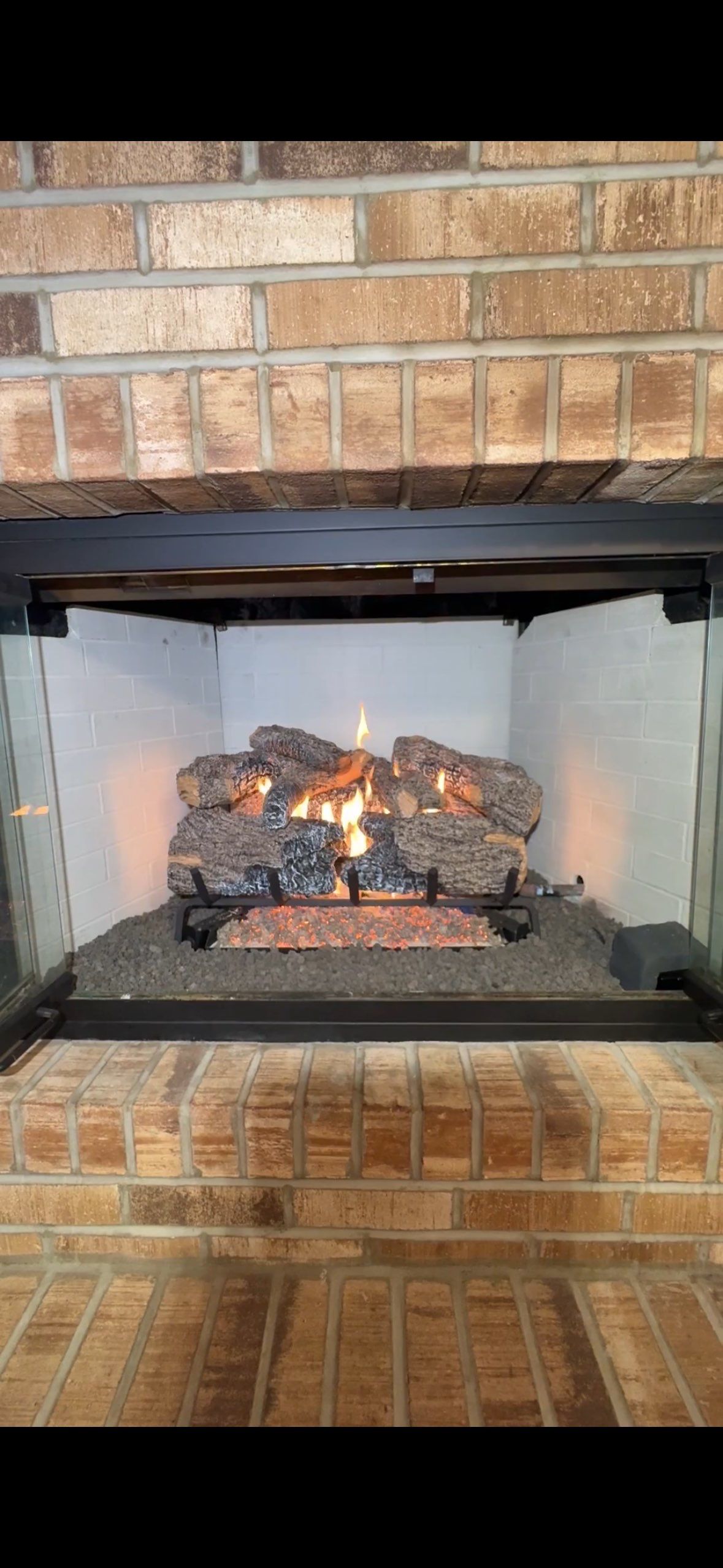 Realfyre Charred Oak Log Set by Leonard and Sons Building Services, Inc. 