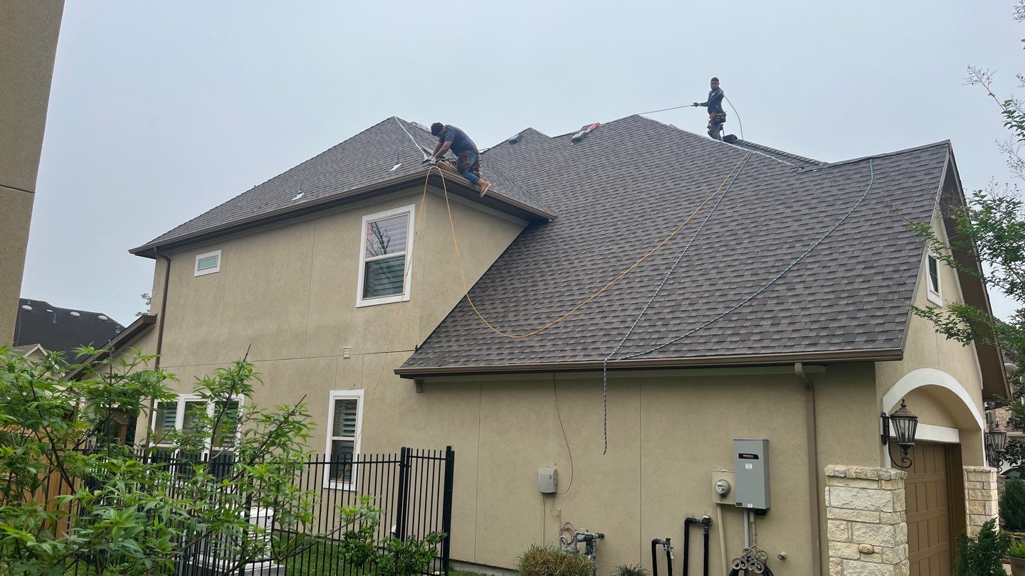 Residential Roof Replacement using GAF HDZ - Weathered Wood by Elite Roofing LLC