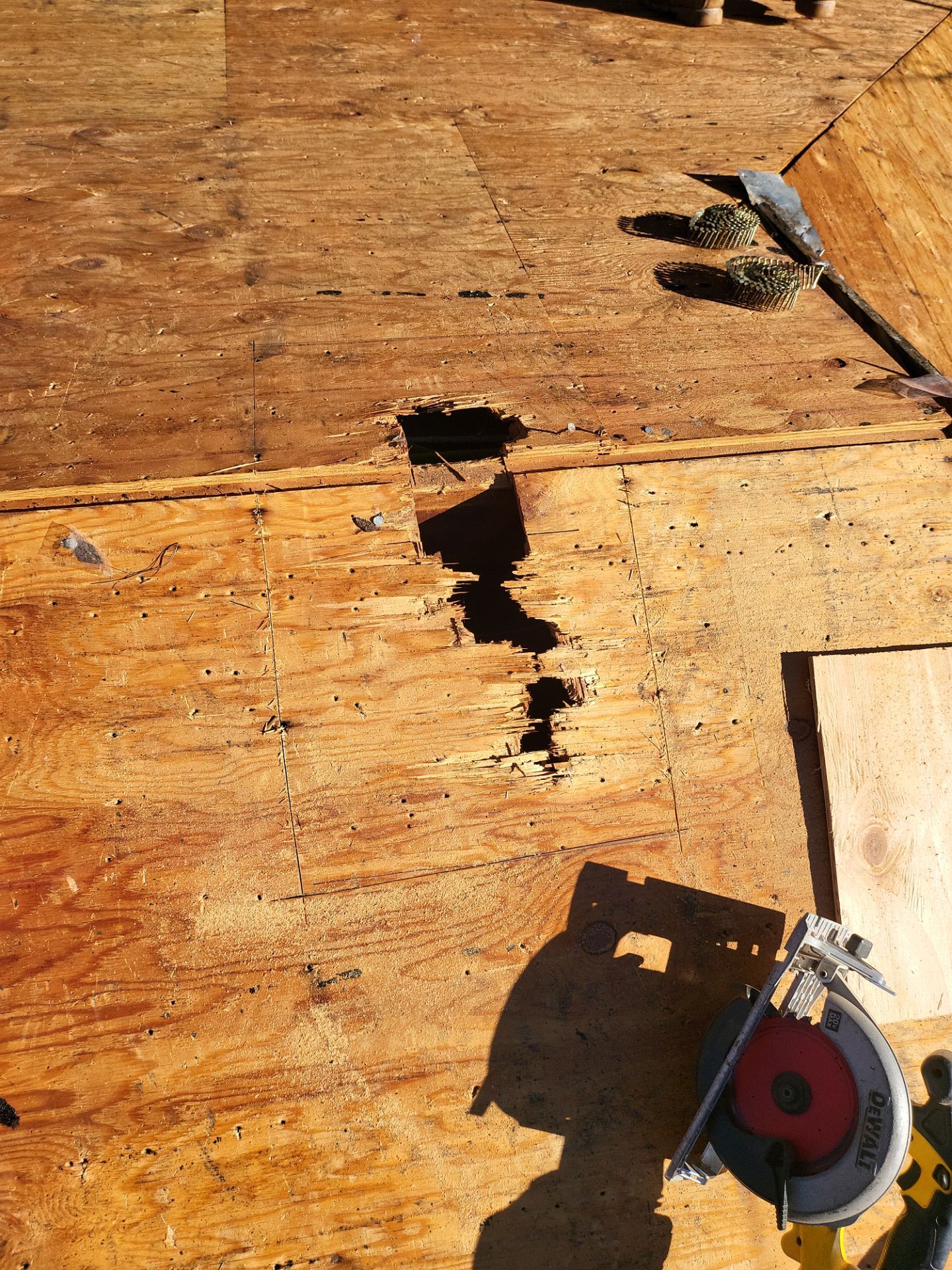 Residential Roofing Installation using Owens Corning TruDefinition Onyx Black by A Plus Exterior