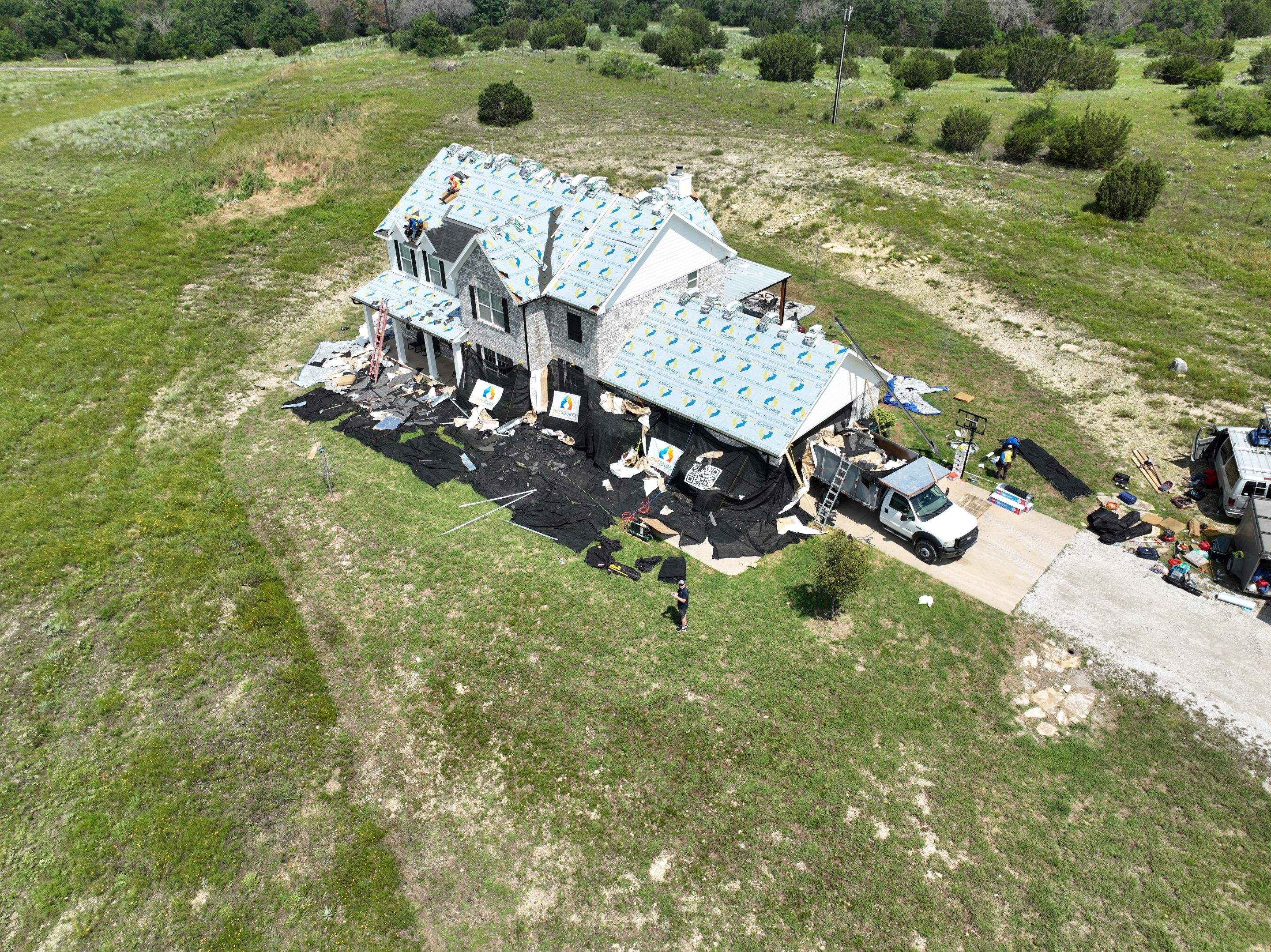 Residential Roofing Installation using Malarkey Highlander Brilliant Black by OneSource Roofing and Restoration
