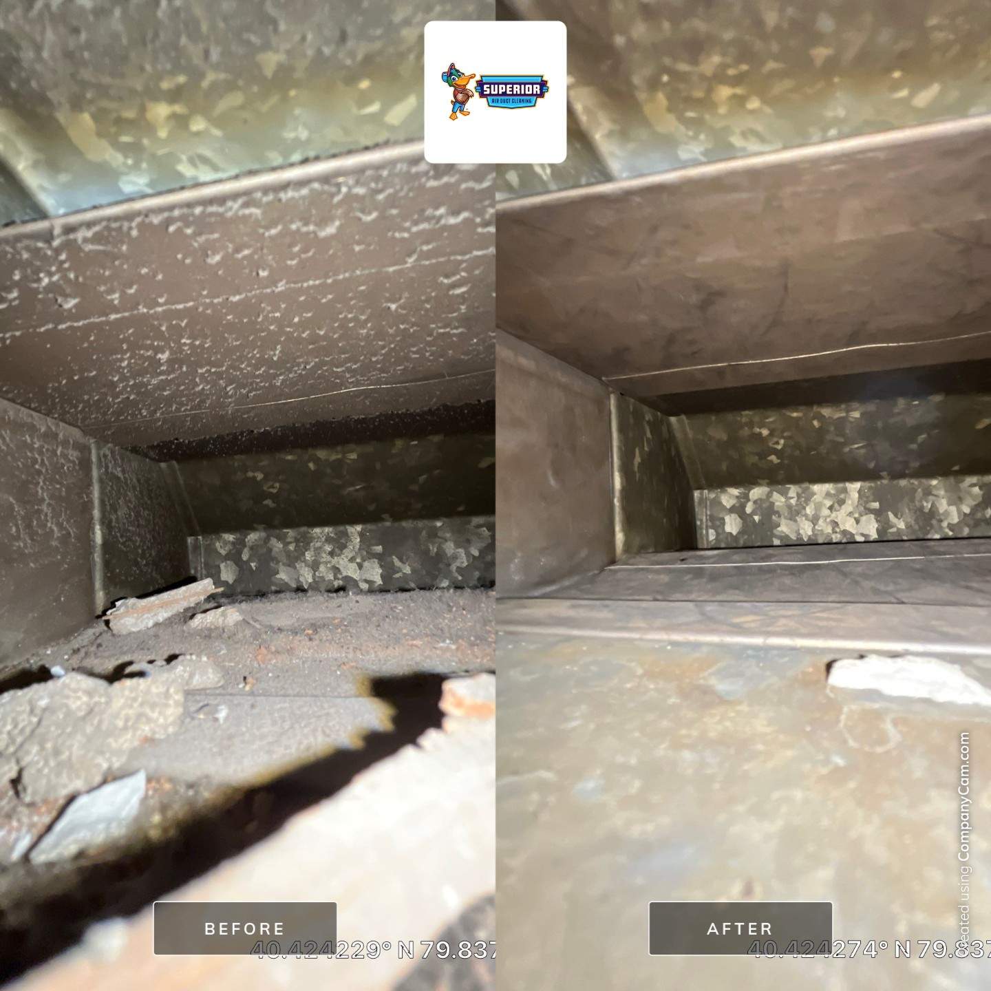 Air Duct Cleaning With a Vacuum Truck in Pittsburgh, PA by Superior Air Duct Cleaning
