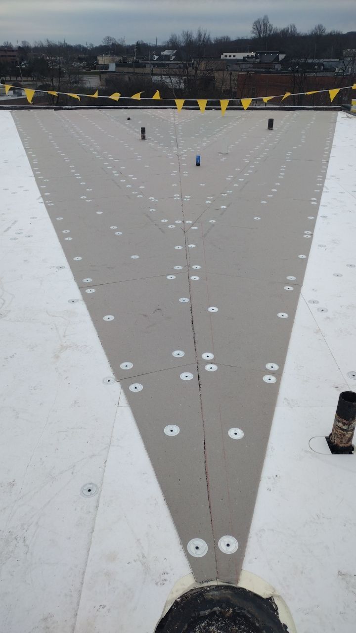 Commercial flat roof parma by Absolute Roofing and Construction