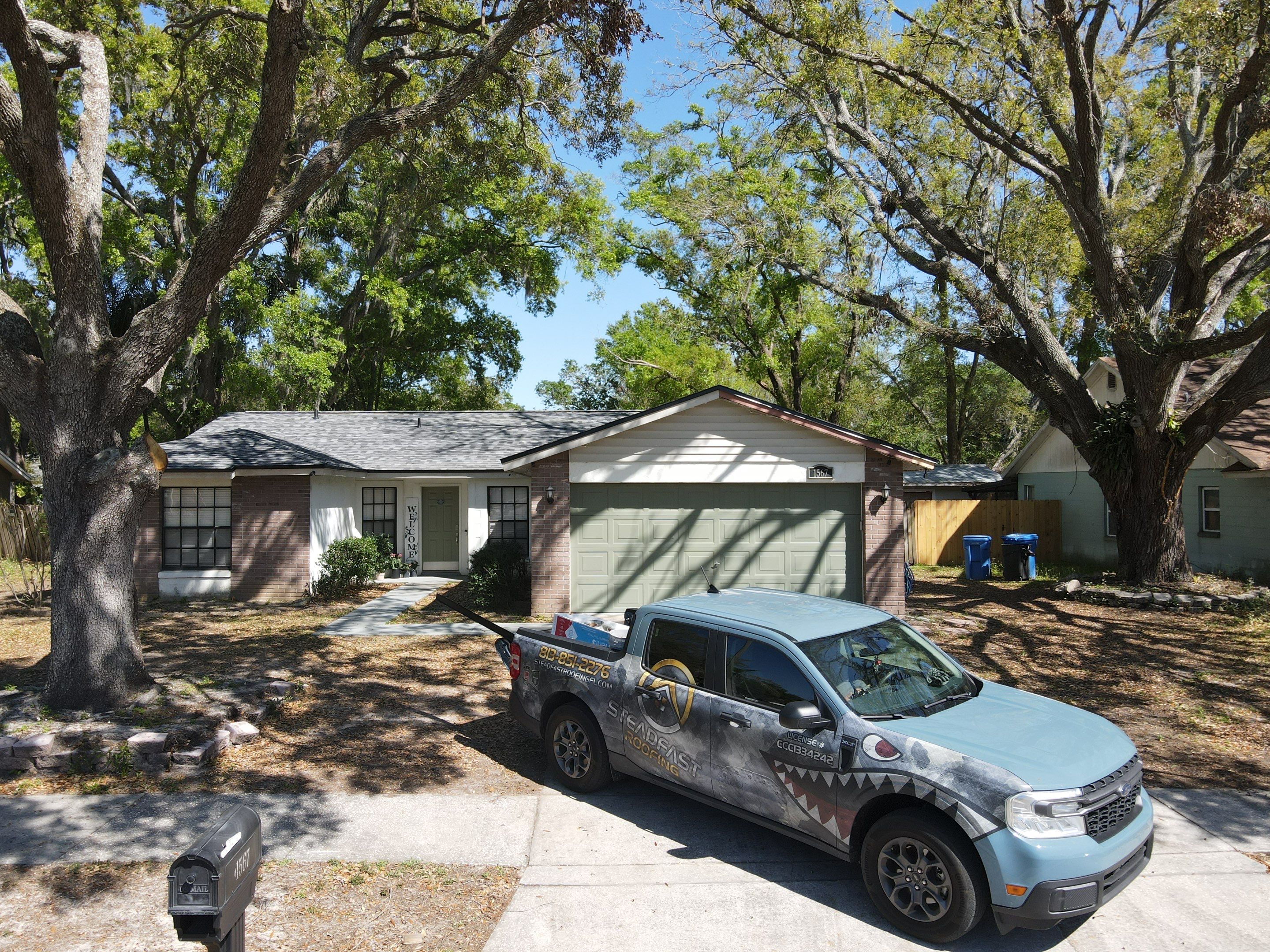 Roof Replacement in Valrico FL. by Steadfast Roofing