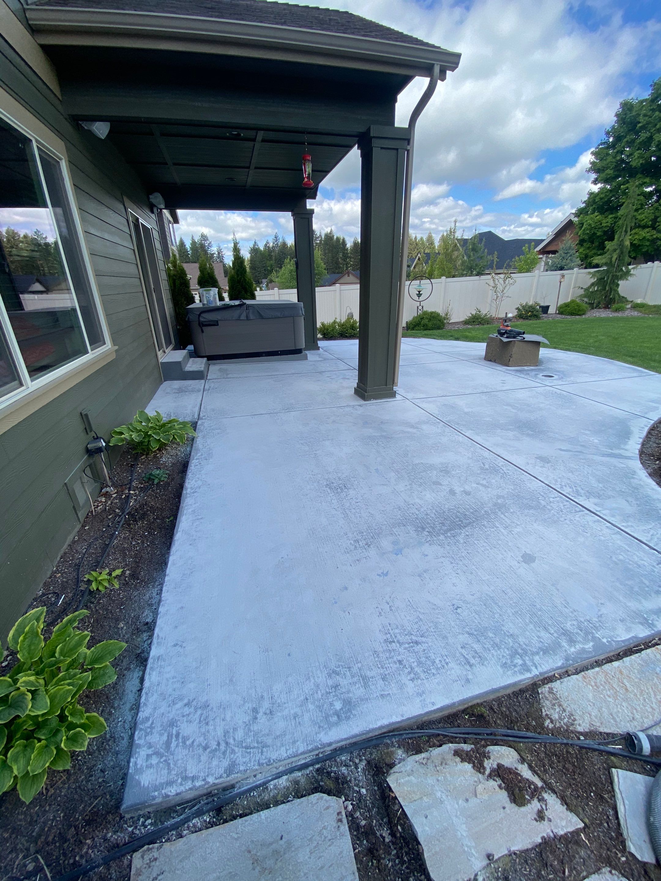 Patio and Walkway using Cordwood Colorway by Croc Coatings, LLC