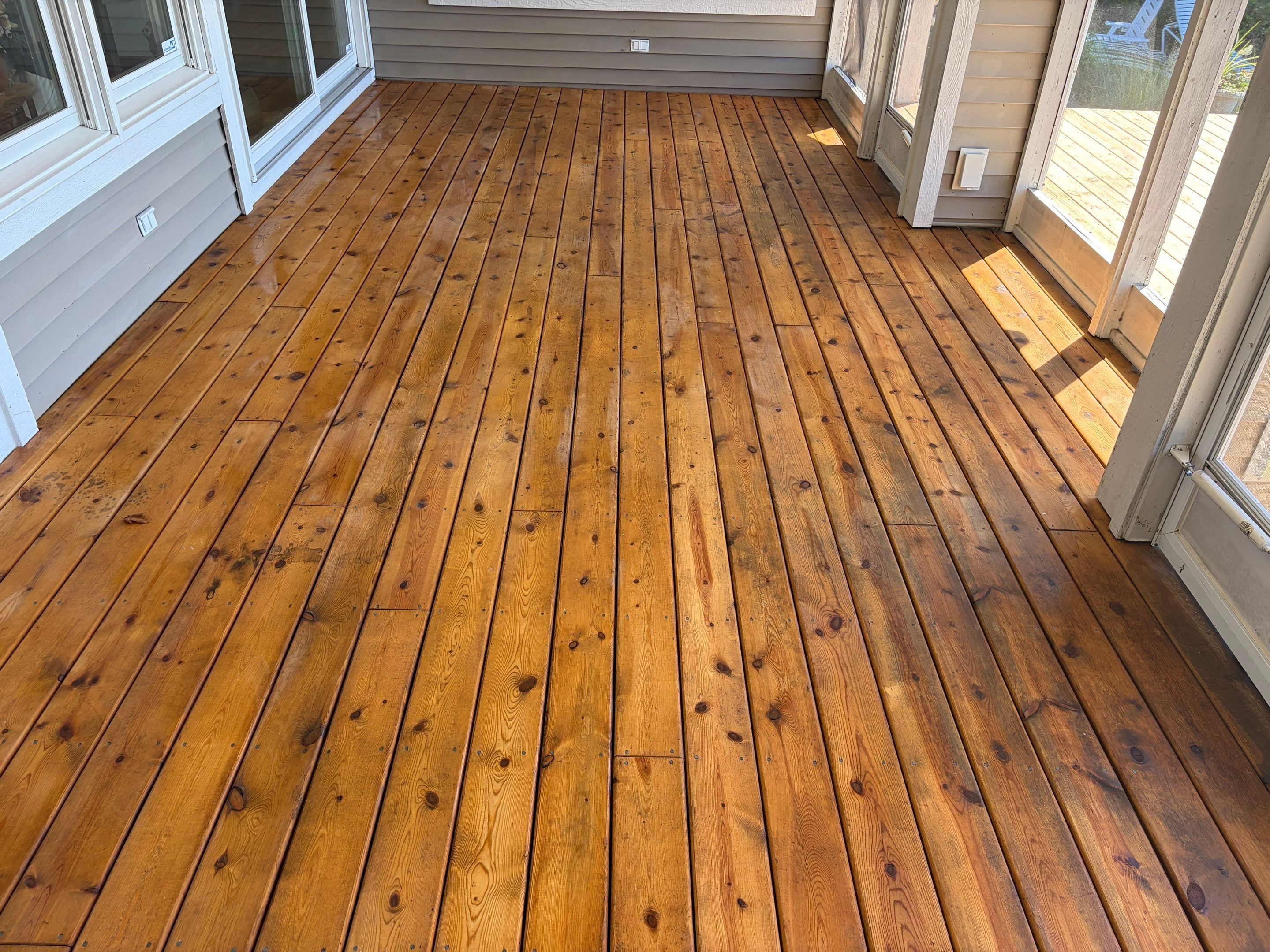Coastal Deck Pressure Washing and Protective Staining in Whitehall by Gordon Painting