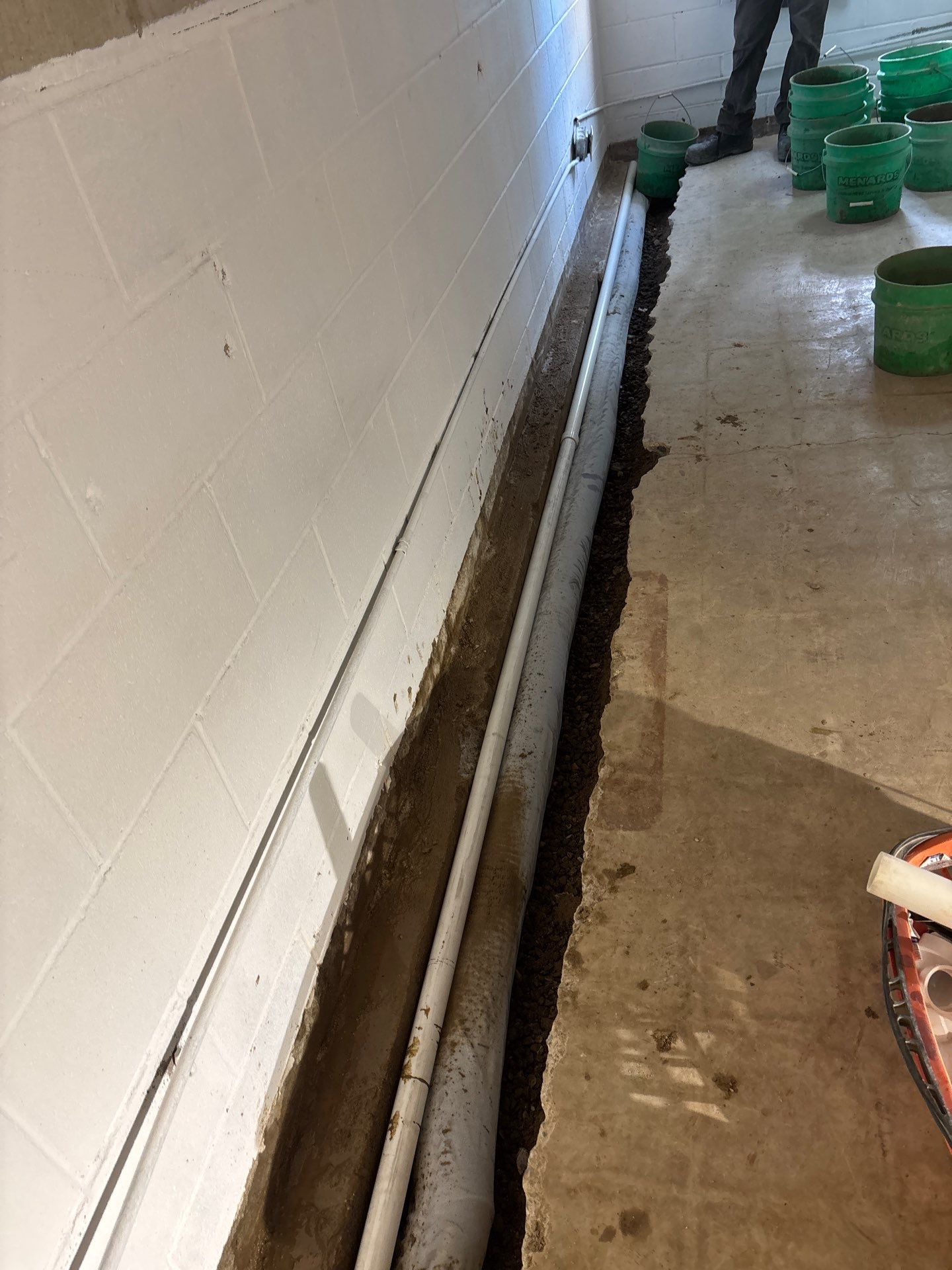 Interior Drain Tile & Foundation Crack Repair in St. Anthony, MN by Waterproofing Northeast