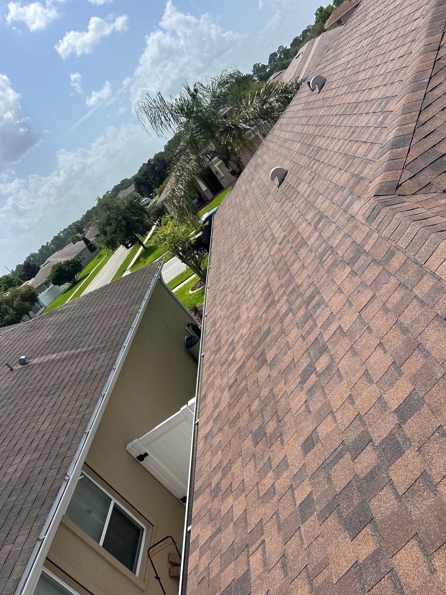 Complete Residential Roof Replacement in Port Orange Featuring Burnt Hickory Shingles by Pinnacle Roofing Group