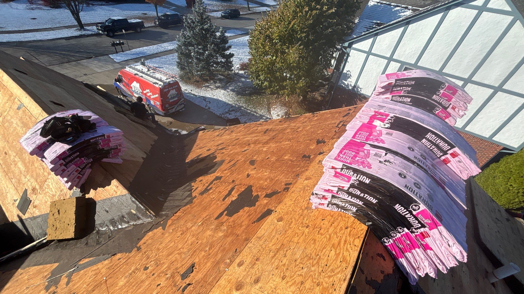 Roof Replacement using Owens Corning Williamsburg Grey by 180 Contractors