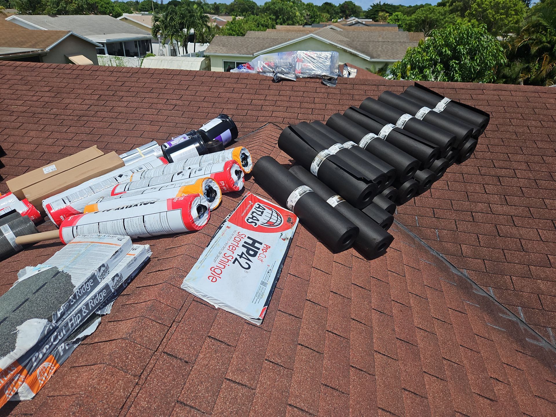 Residential Roofing Installation using Atlas by BLUES BROTHERS ROOFING
