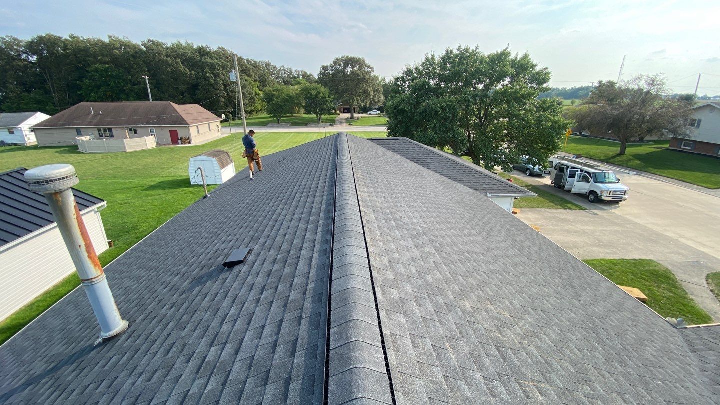 Residential Roofing Installation using GAF Timberline HDZ Charcoal by Nitro Roofing and Construction