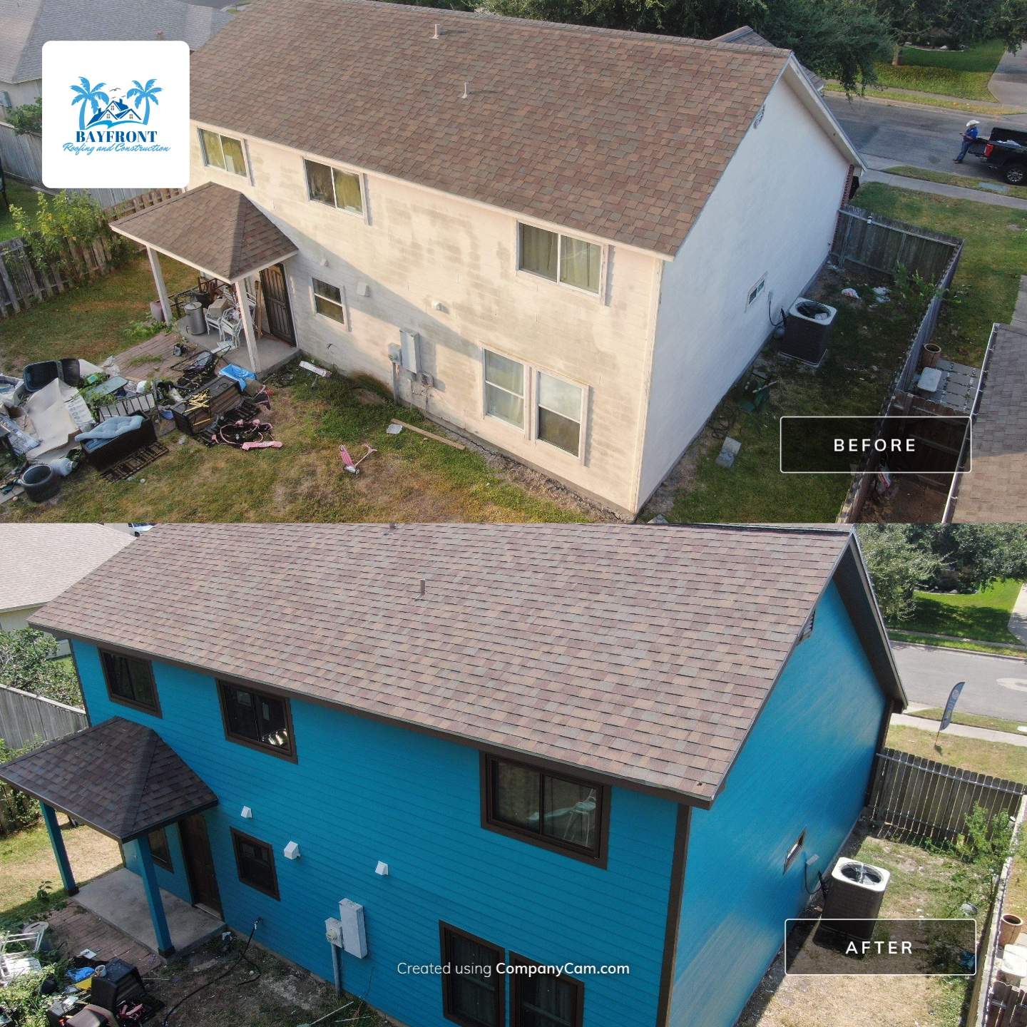 Bright new finish by Bayfront Roofing and Construction