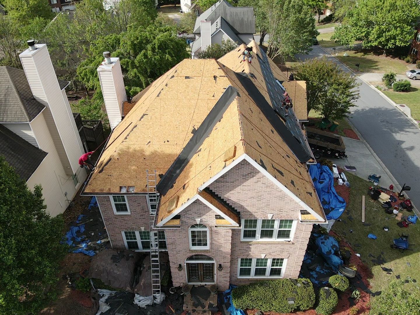 Residential Roofing Installation using Owens Corning by Inspector Roofing and Restoration